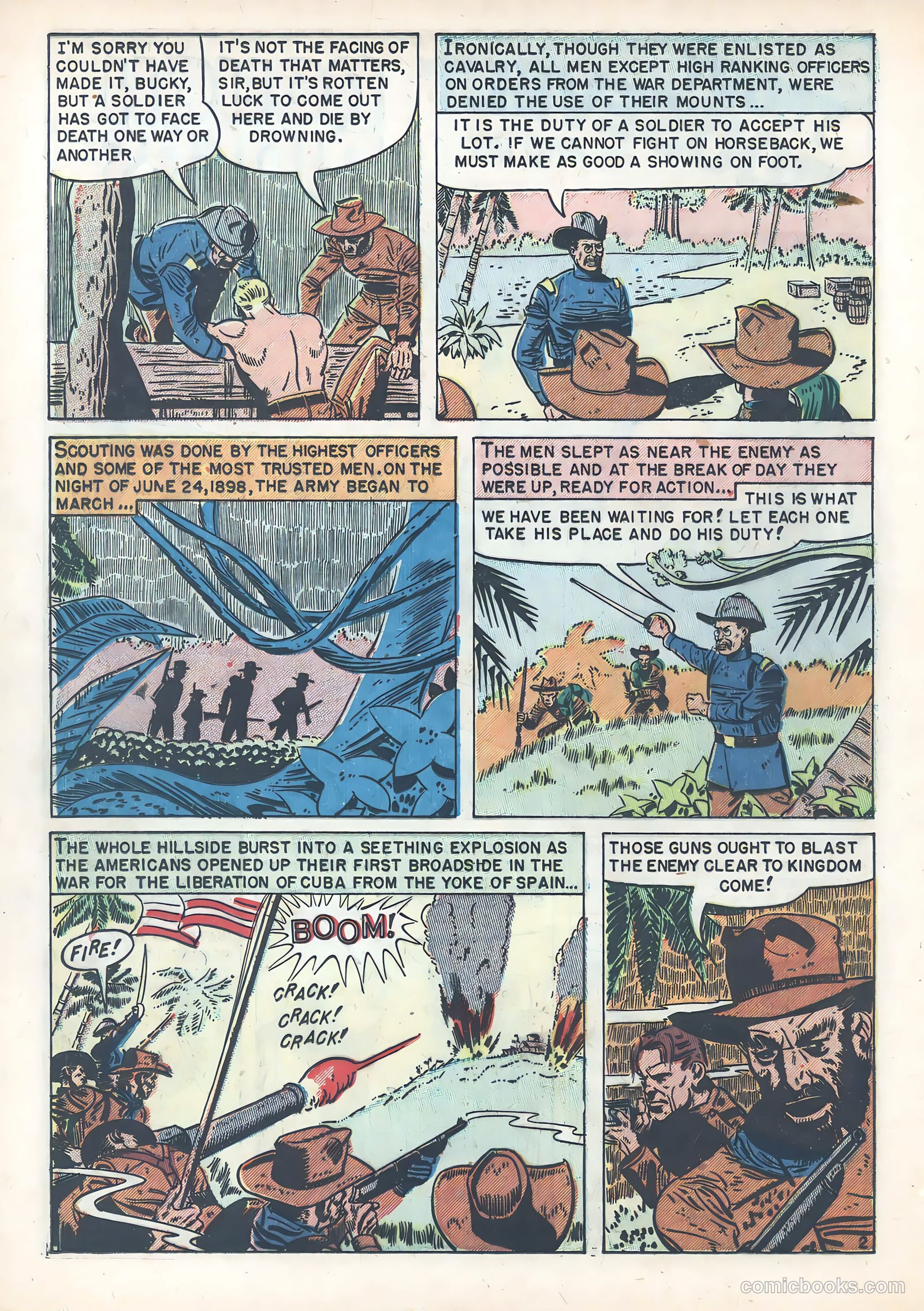 Teddy Roosevelt and His Rough Riders #1 — page 20 of 36