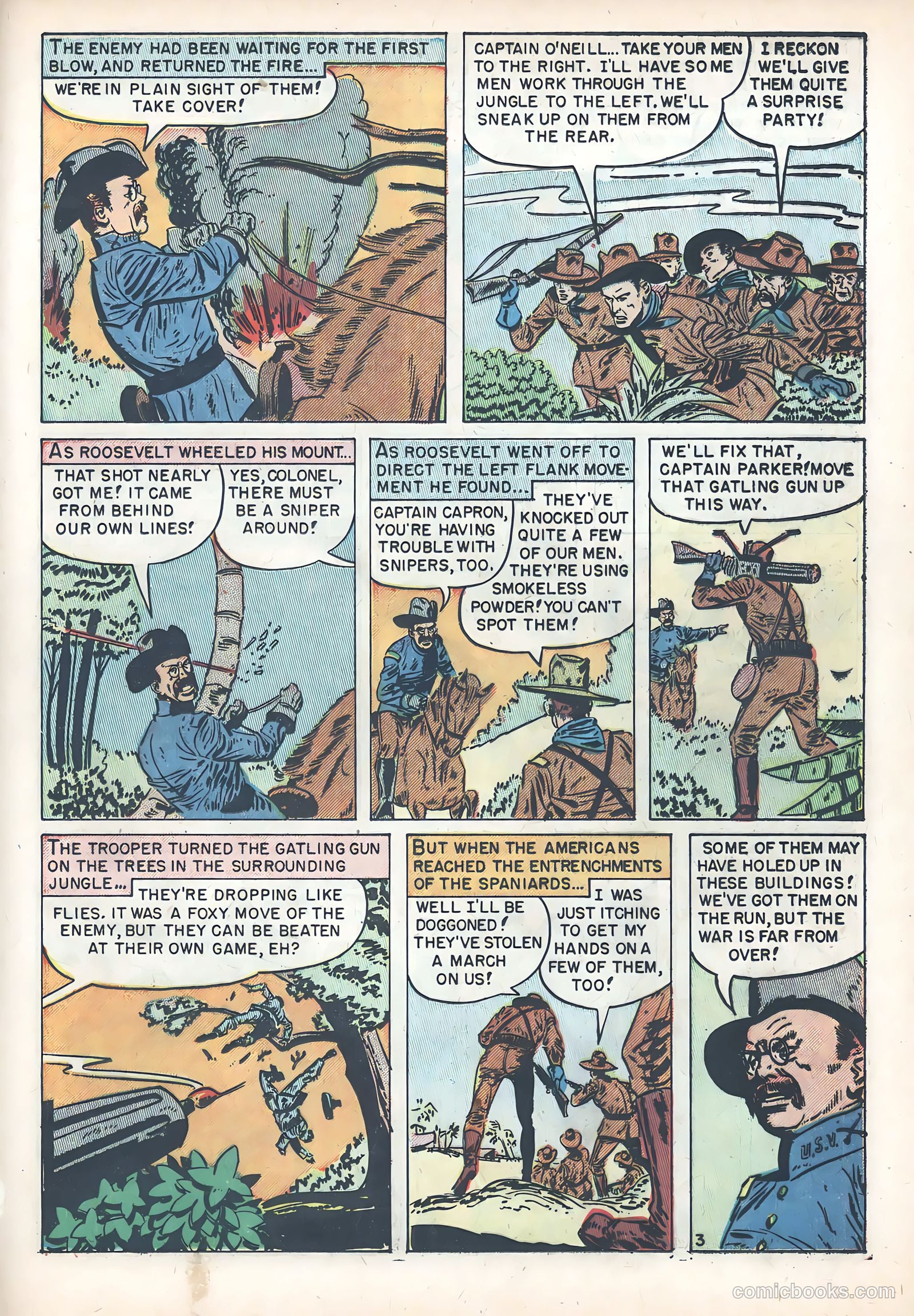 Teddy Roosevelt and His Rough Riders #1 — page 21 of 36