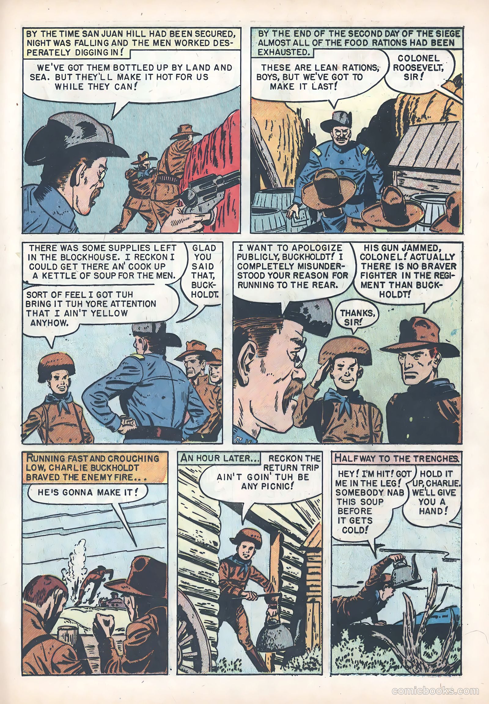 Teddy Roosevelt and His Rough Riders #1 — page 25 of 36