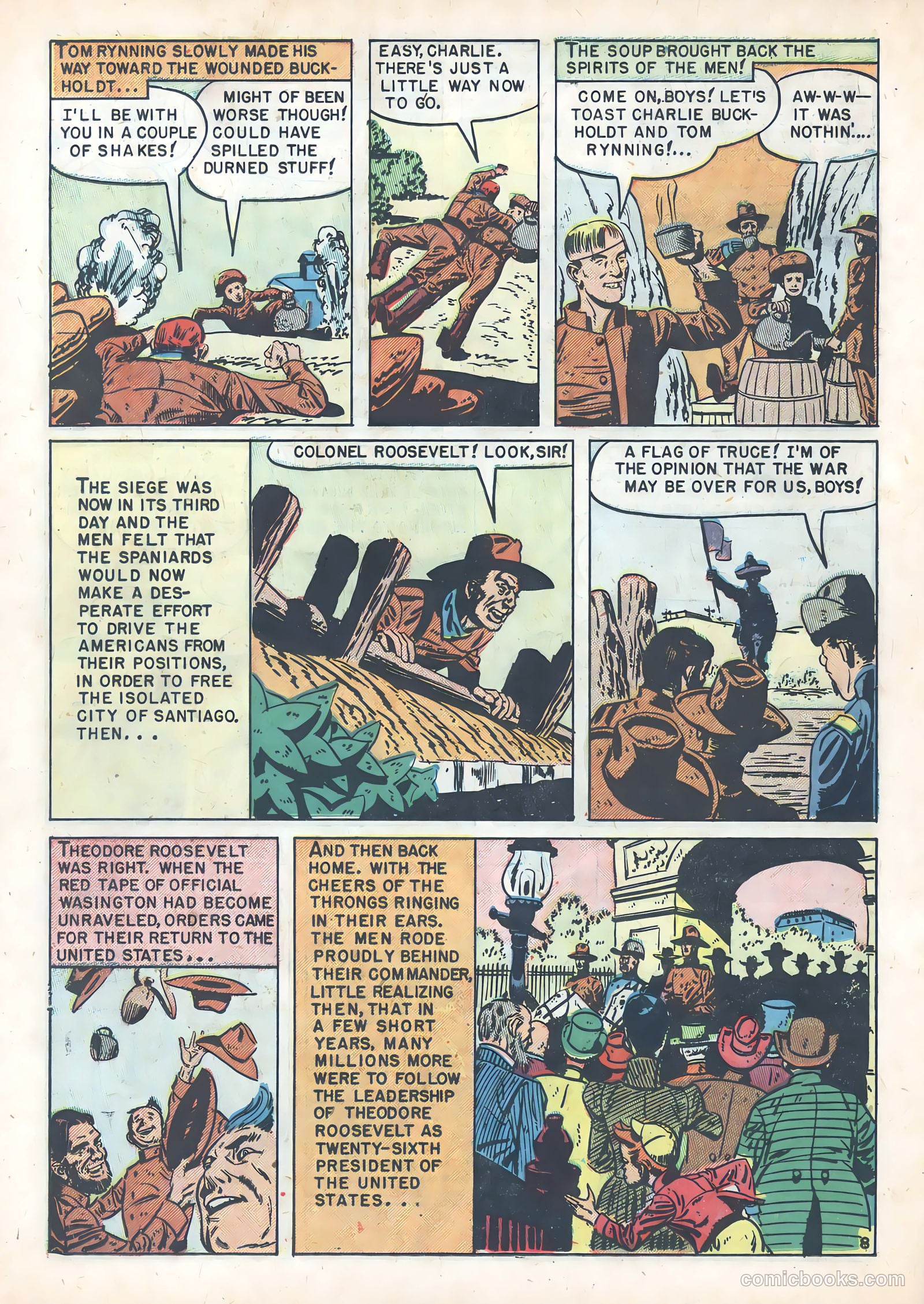 Teddy Roosevelt and His Rough Riders #1 — page 26 of 36