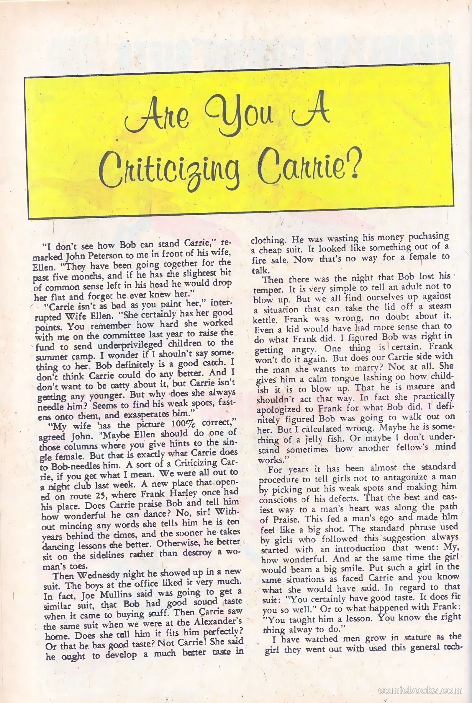 Teen-Age Confidential Confessions #10 — page 26 of 36