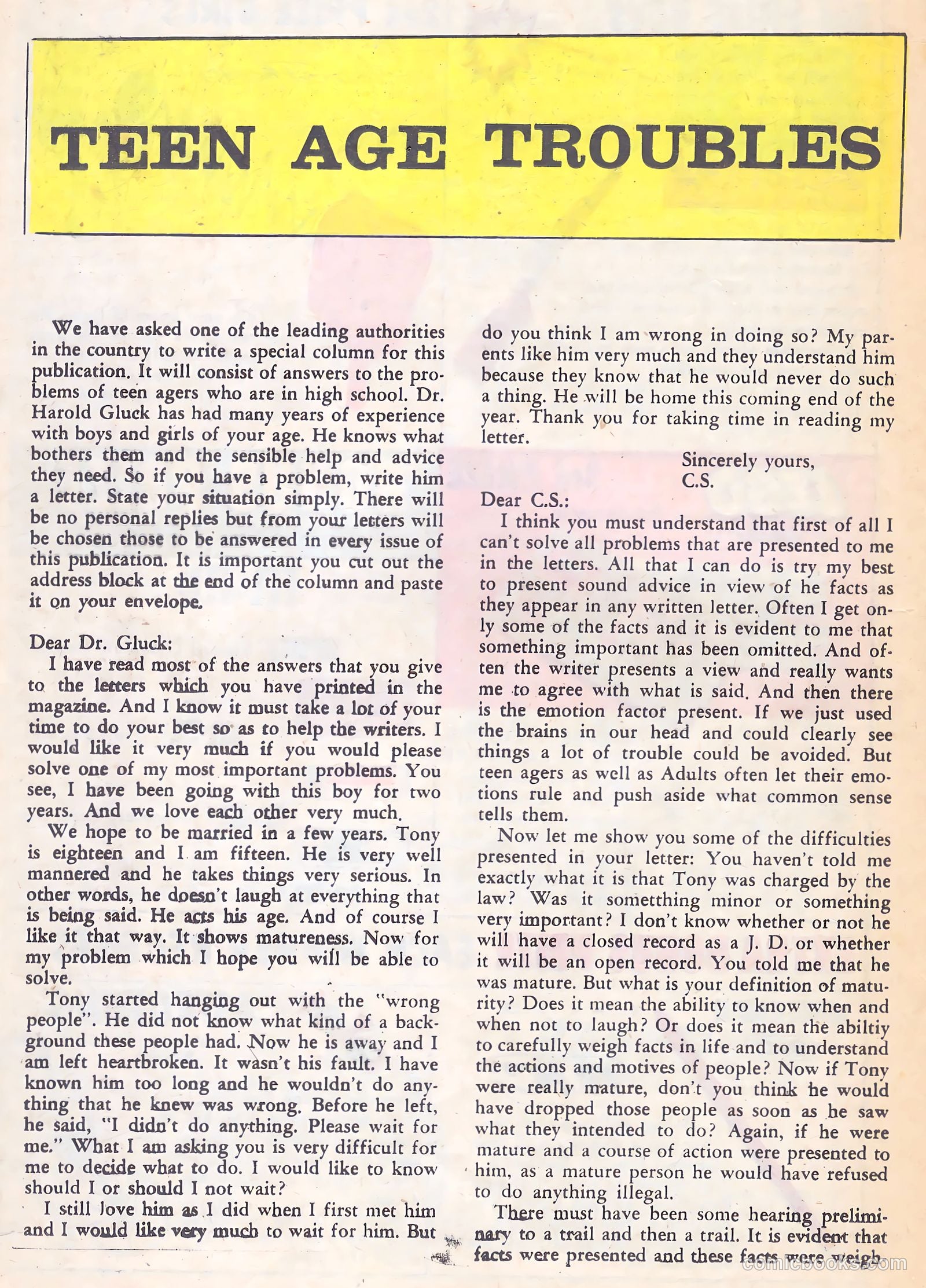 Teen-Age Confidential Confessions #16 — page 20 of 36