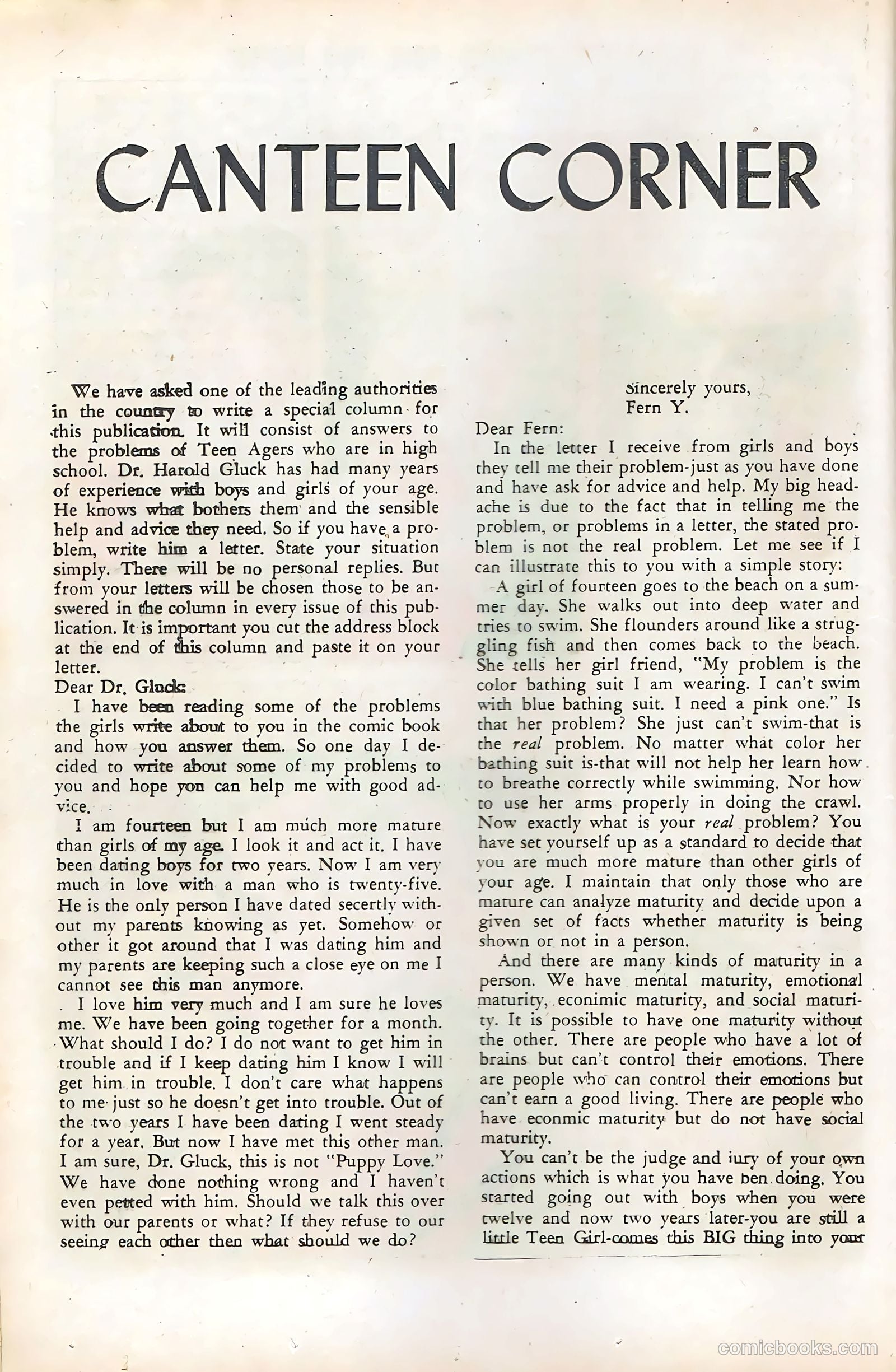 Teen-Age Confidential Confessions #22 — page 20 of 36