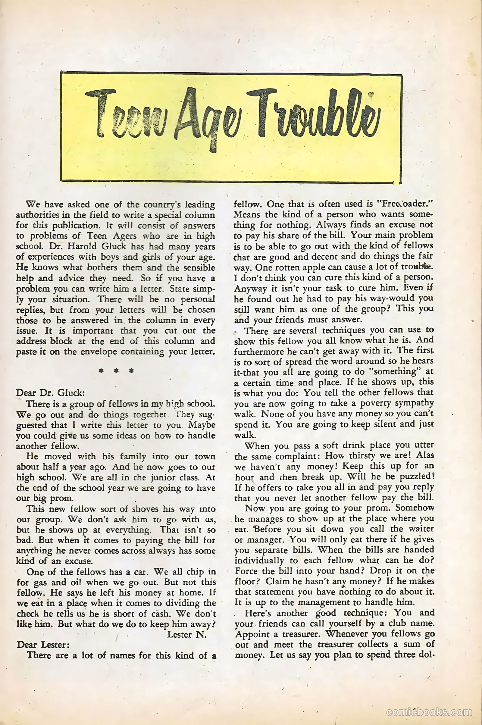 Teen-Age Confidential Confessions #3 — page 21 of 36