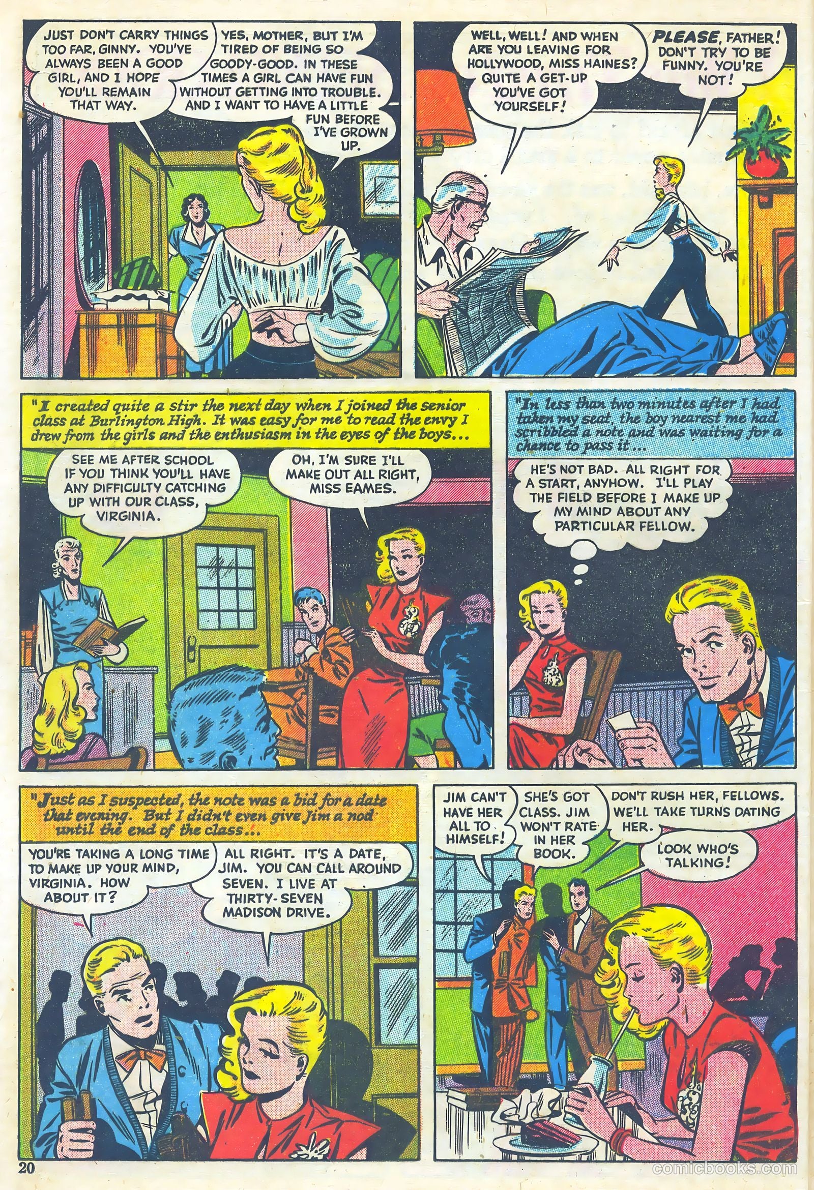 Teen-Age Diary Secrets #4 — page 20 of 53