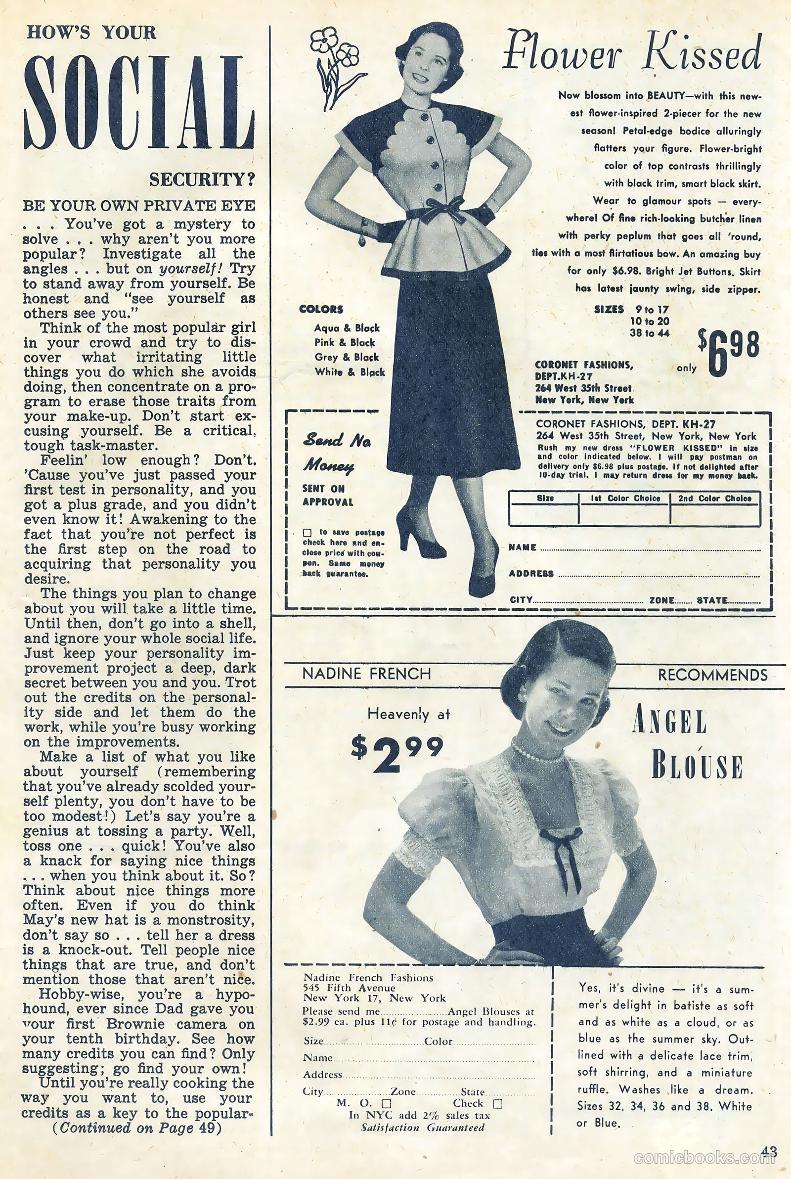 Teen-Age Diary Secrets #4 — page 43 of 53