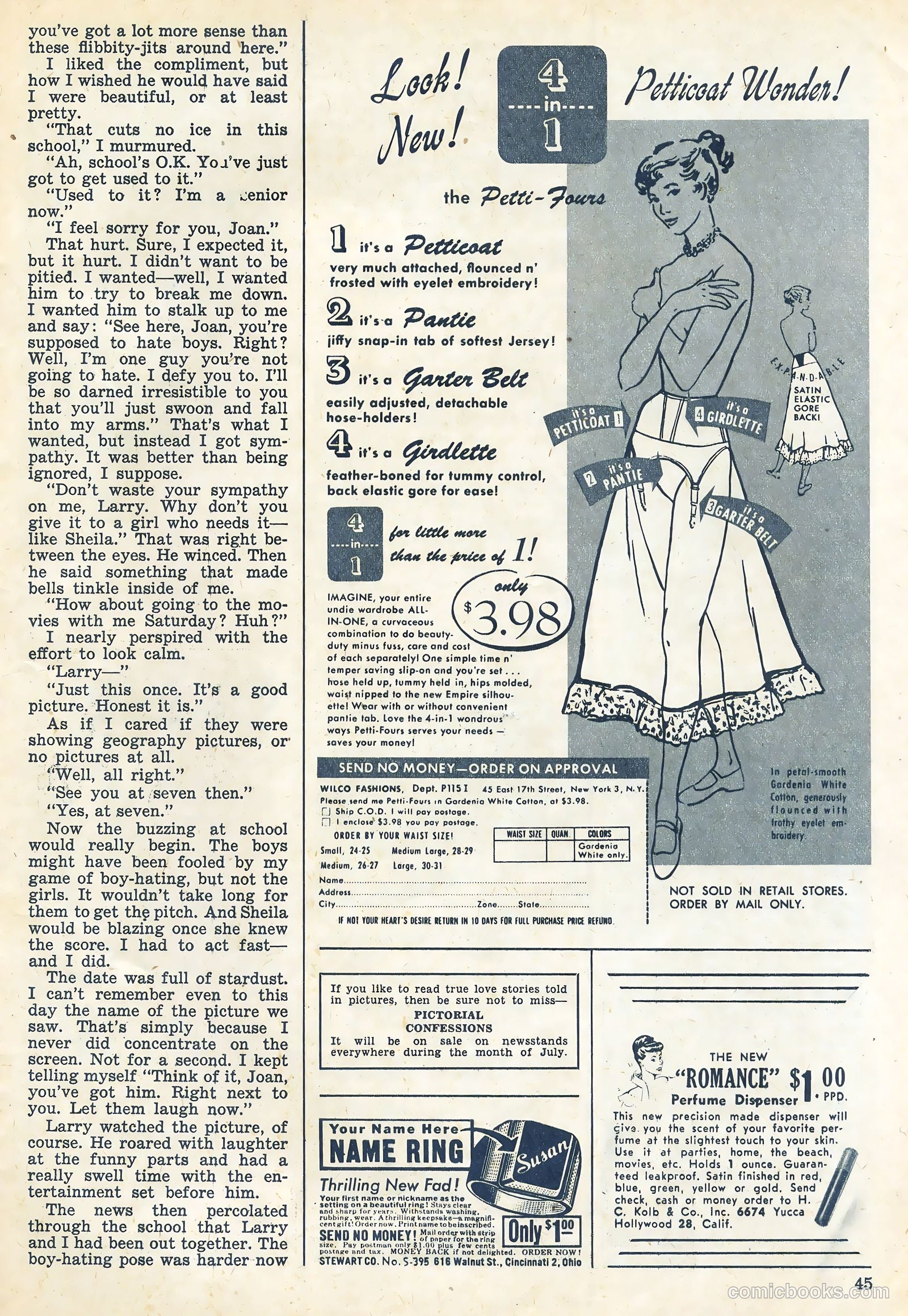 Teen-Age Diary Secrets #4 — page 45 of 53