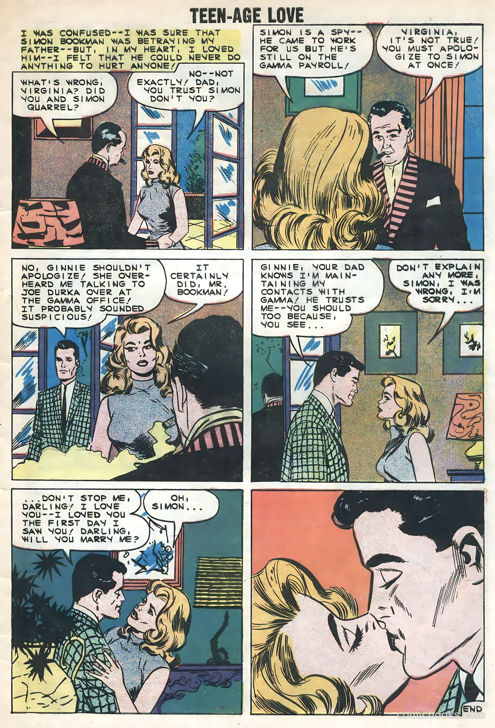 Teen-Age Love #10 — page 33 of 36
