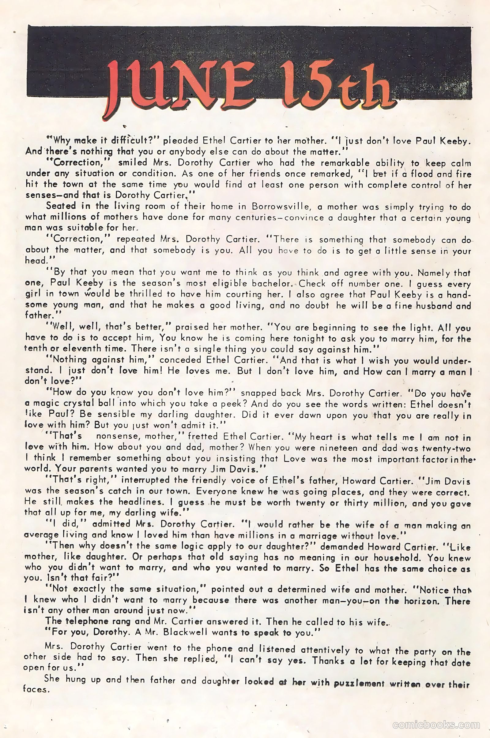 Teen-Age Love #15 — page 20 of 36