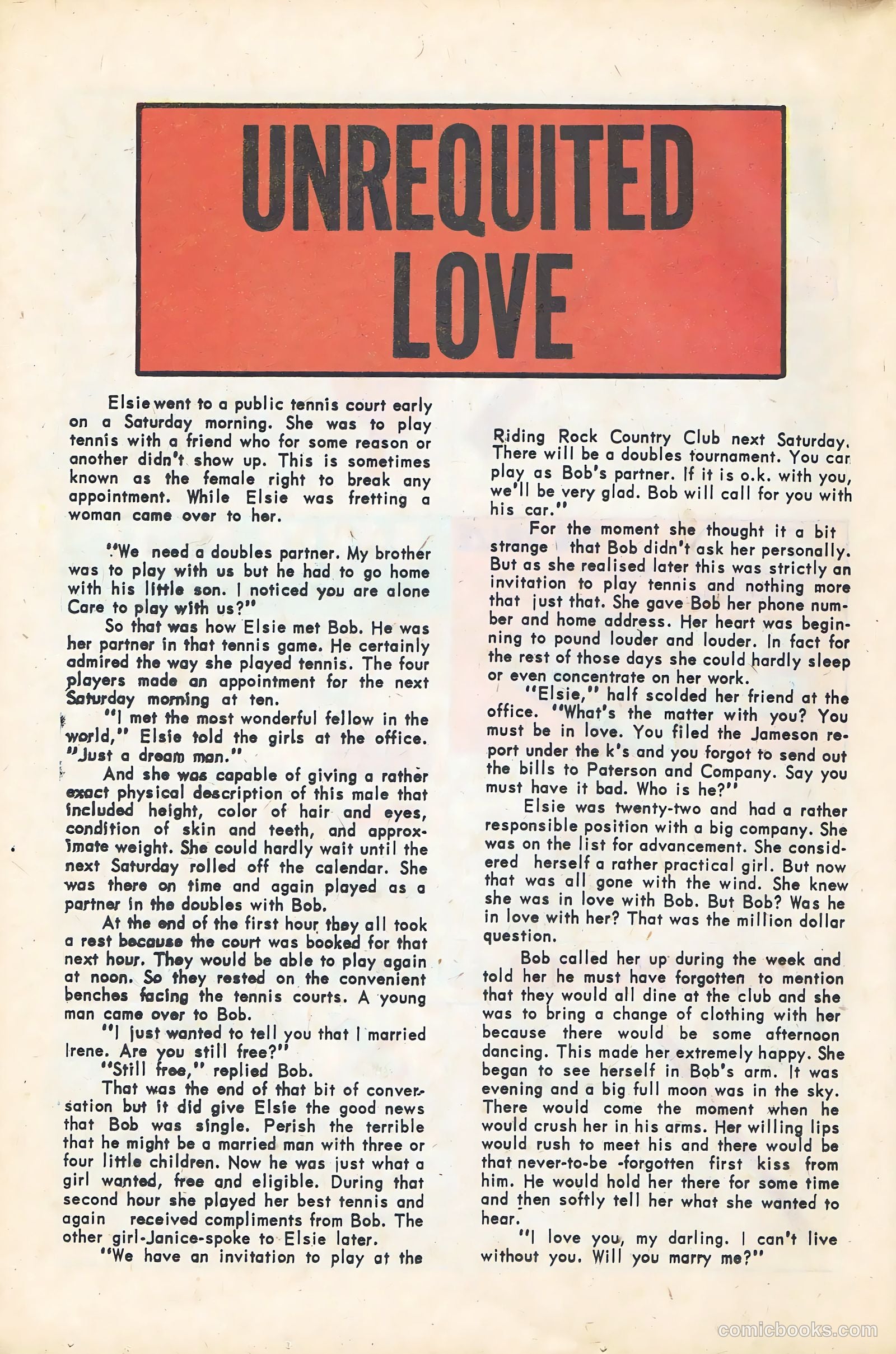 Teen-Age Love #30 — page 20 of 36
