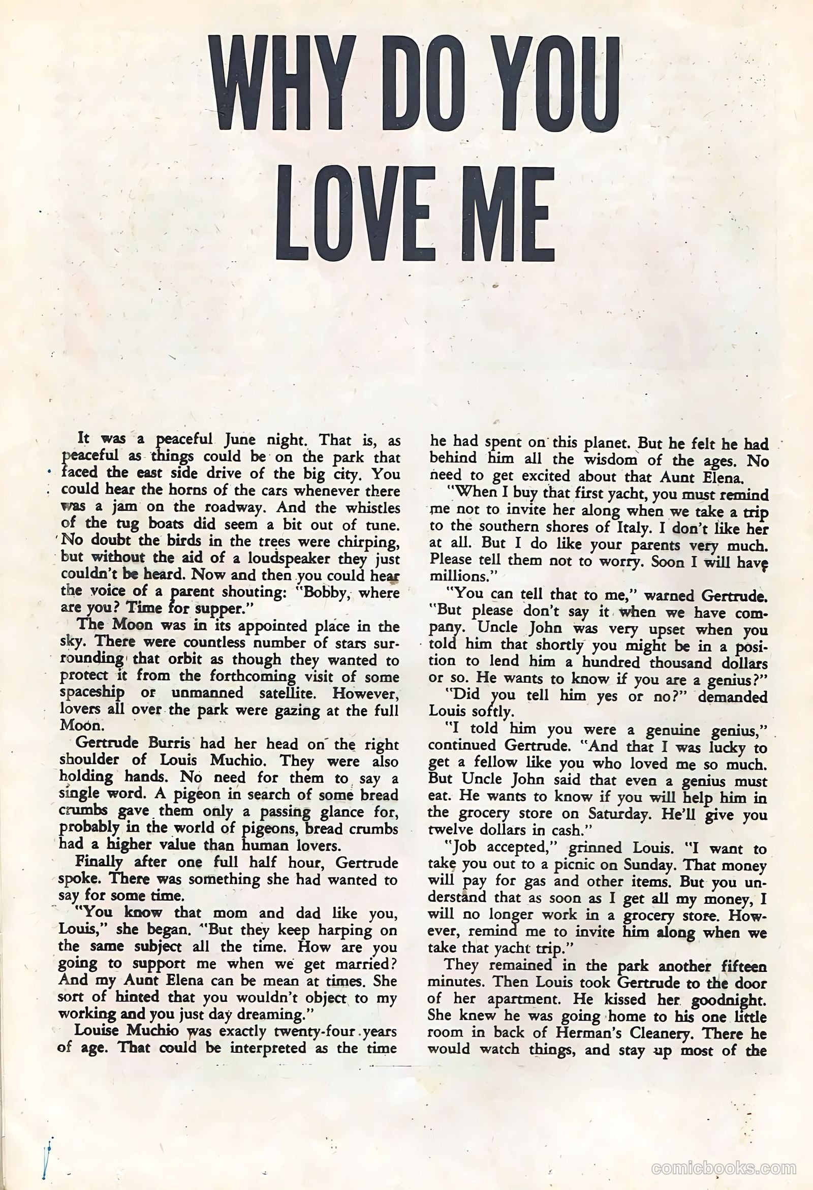 Teen-Age Love #32 — page 20 of 36