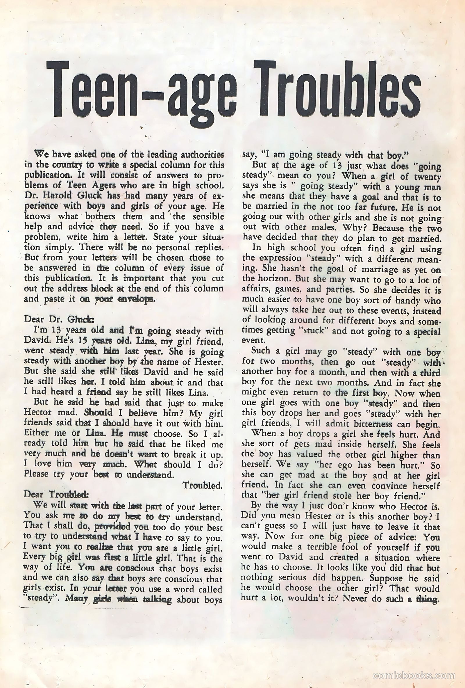 Teen-Age Love #34 — page 20 of 36