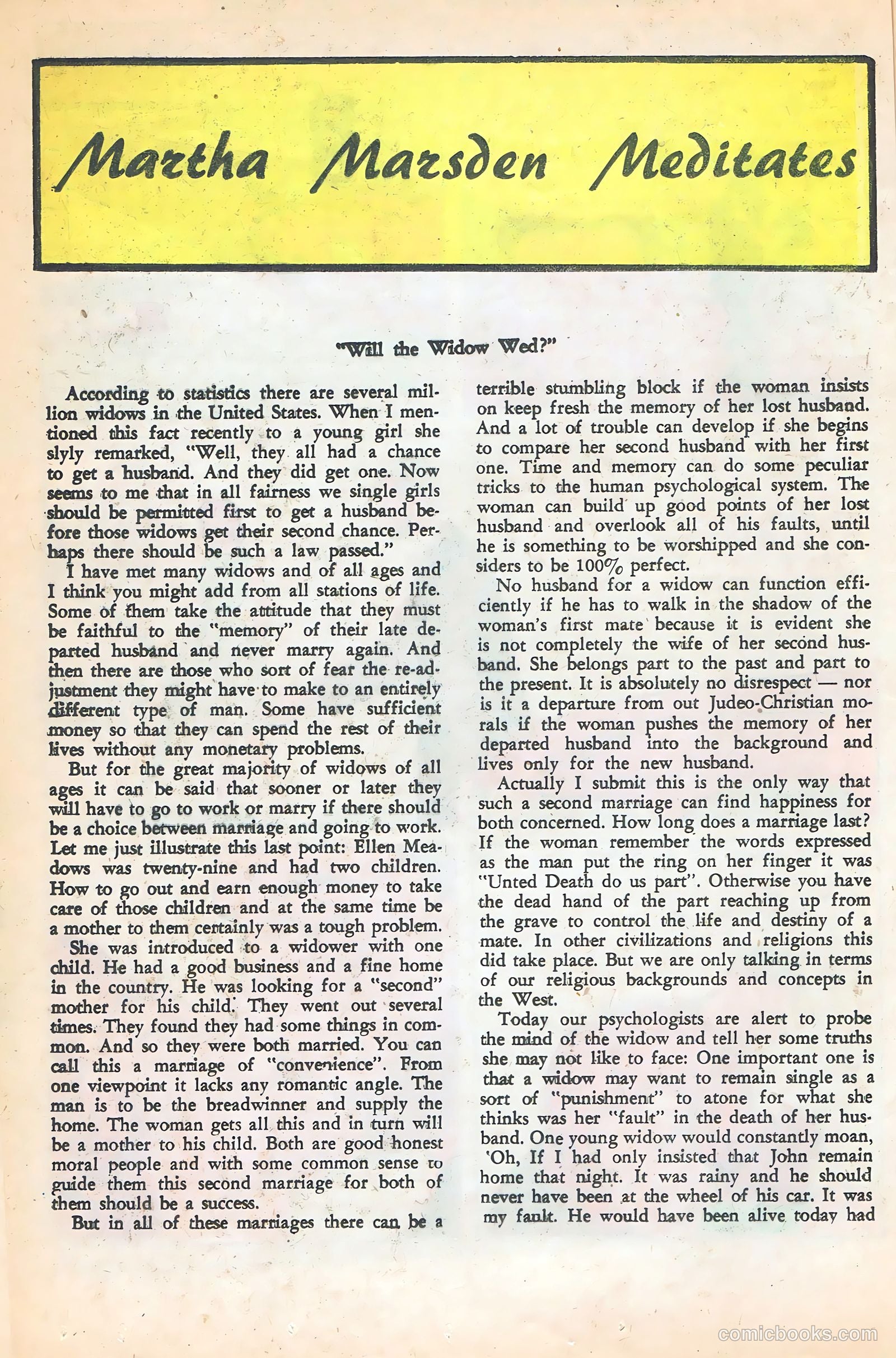 Teen-Age Love #35 — page 20 of 36