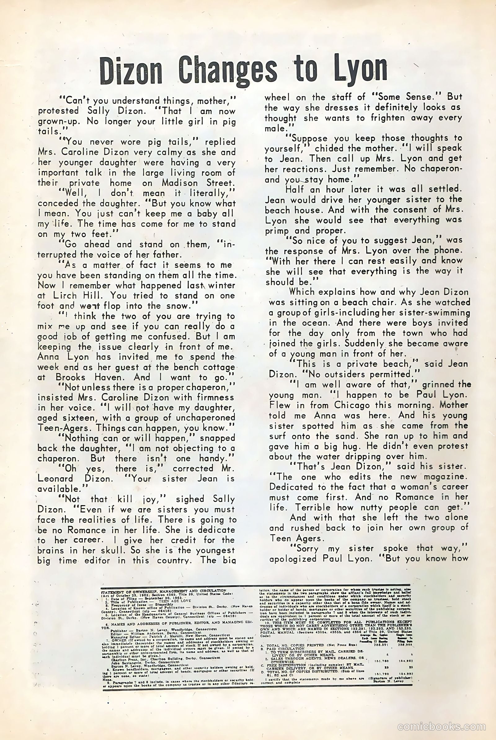 Teen-Age Love #37 — page 26 of 36