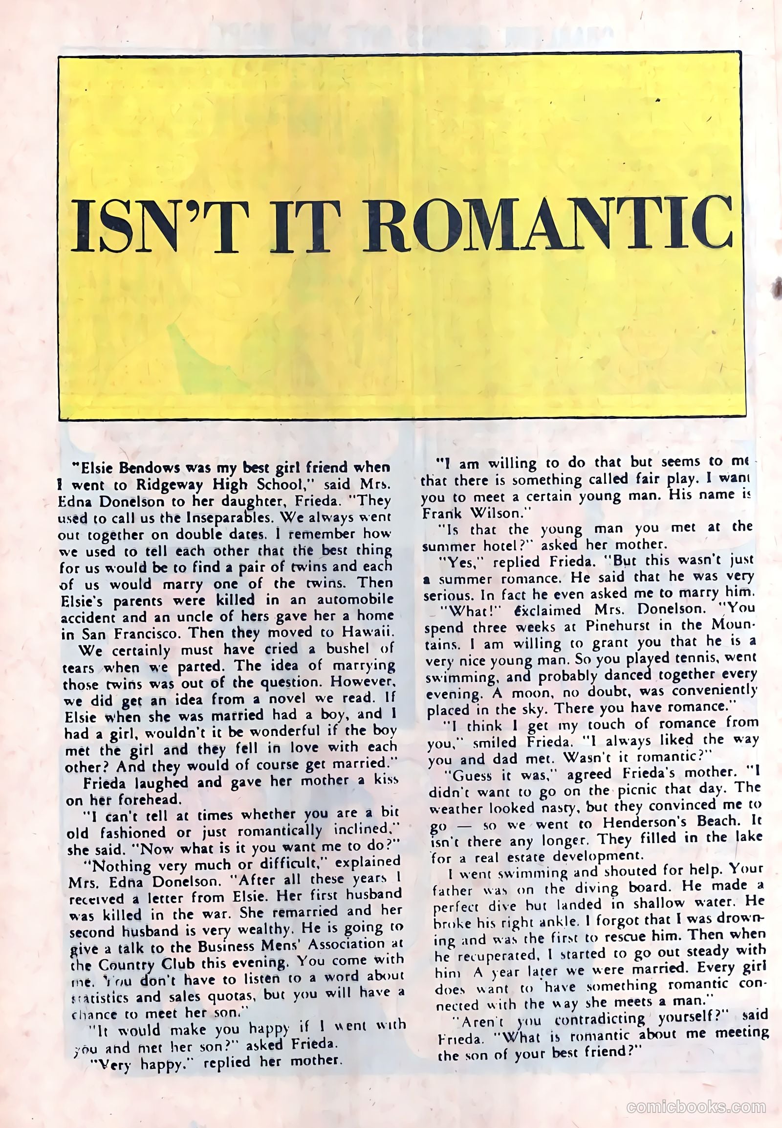 Teen-Age Love #38 — page 20 of 36