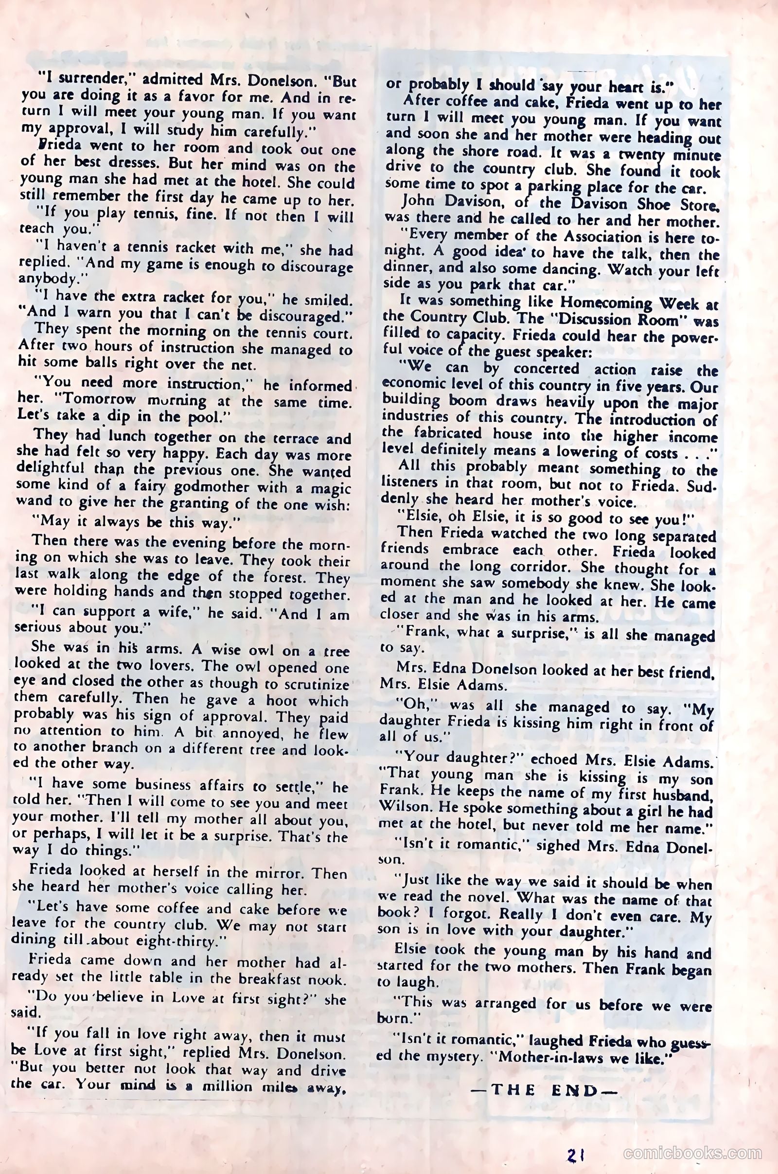 Teen-Age Love #38 — page 21 of 36
