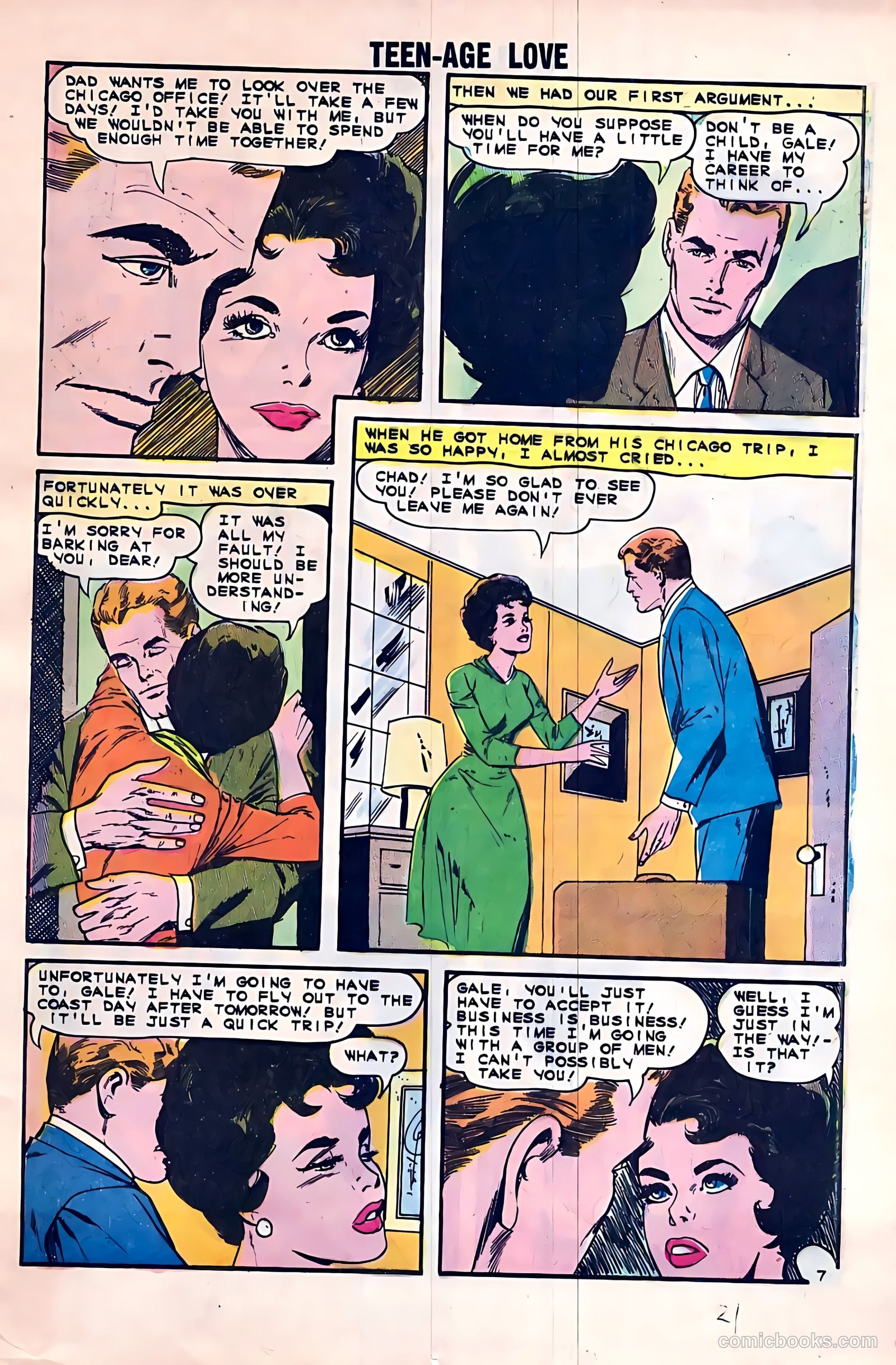 Teen-Age Love #43 — page 21 of 36