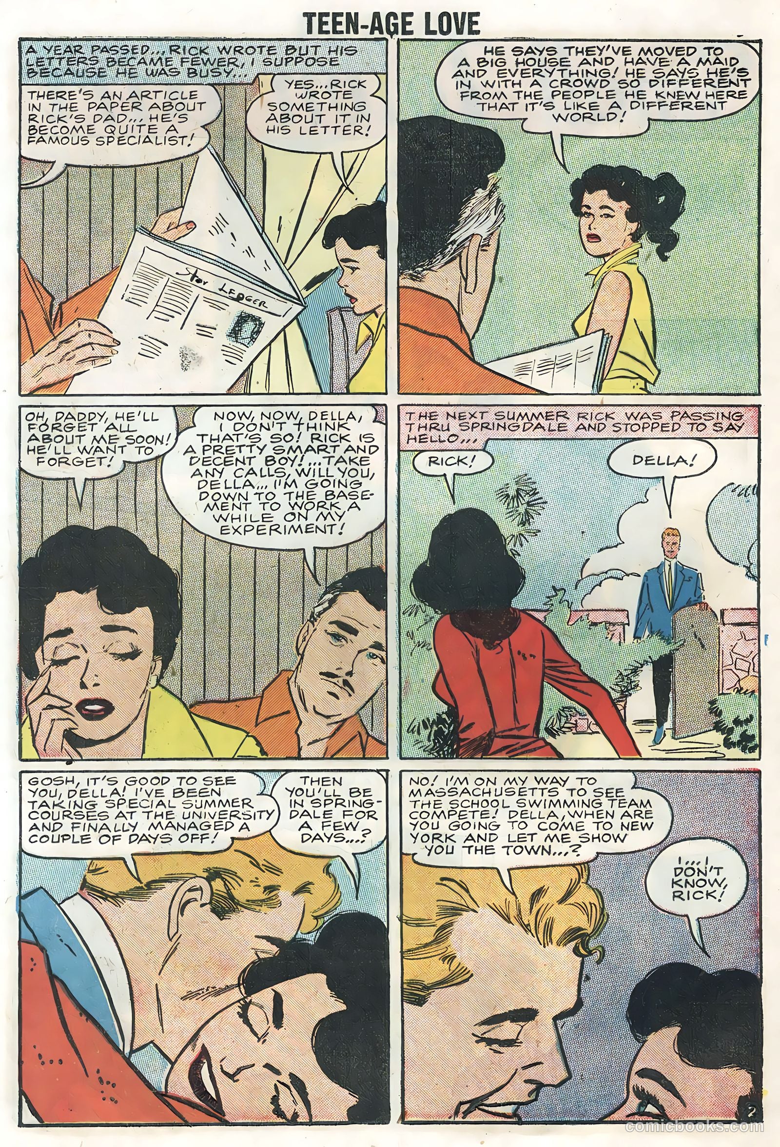 Teen-Age Love #5 — page 20 of 36