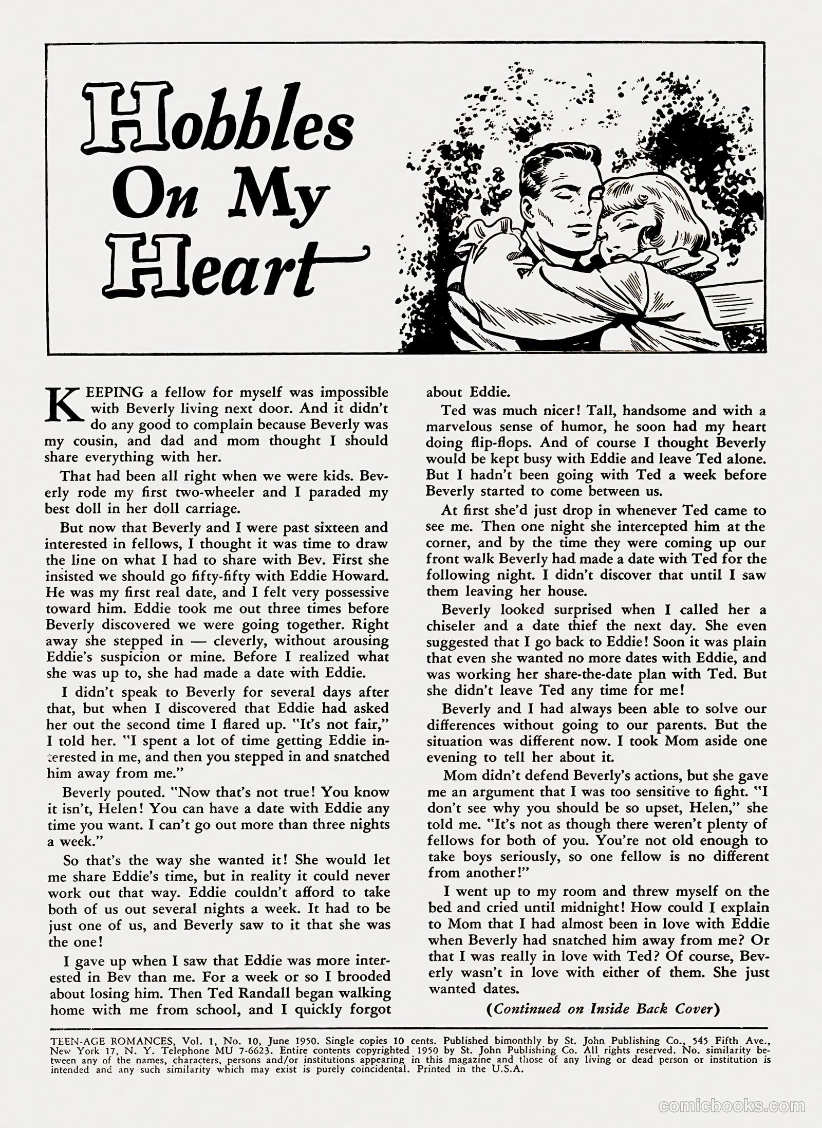 Teen-Age Romances #10 — page 2 of 36