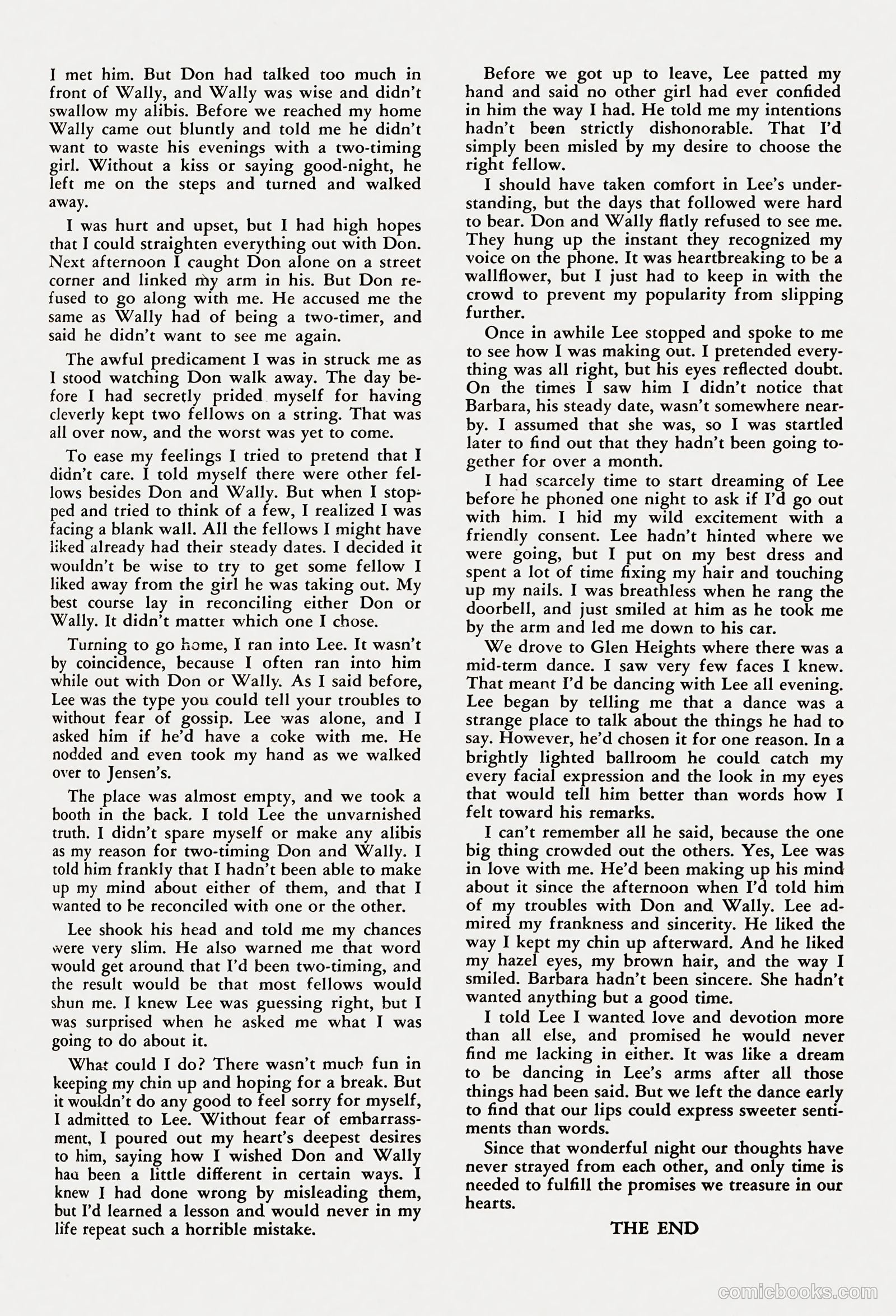 Teen-Age Romances #14 — page 35 of 36