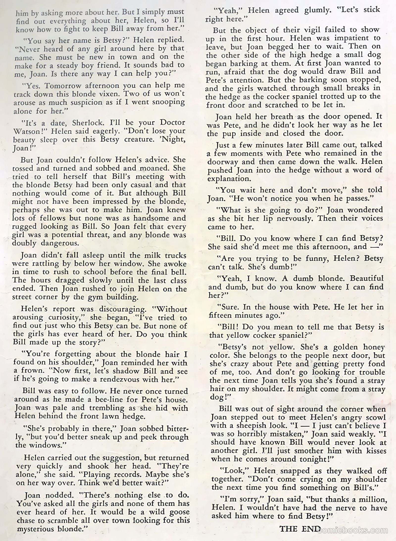 Teen-Age Romances #15 — page 35 of 36