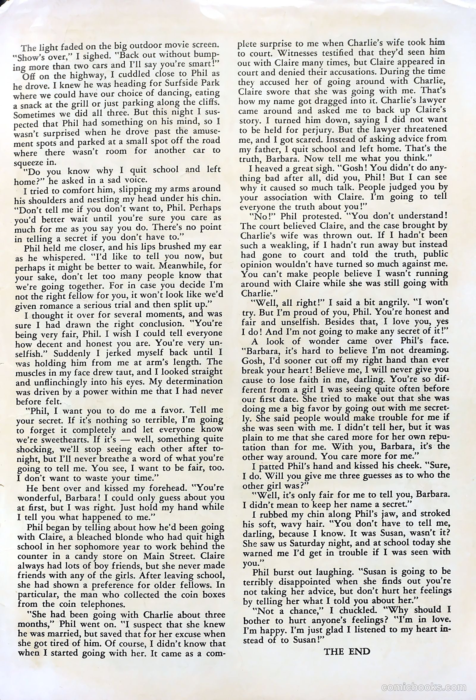 Teen-Age Romances #20 — page 35 of 36