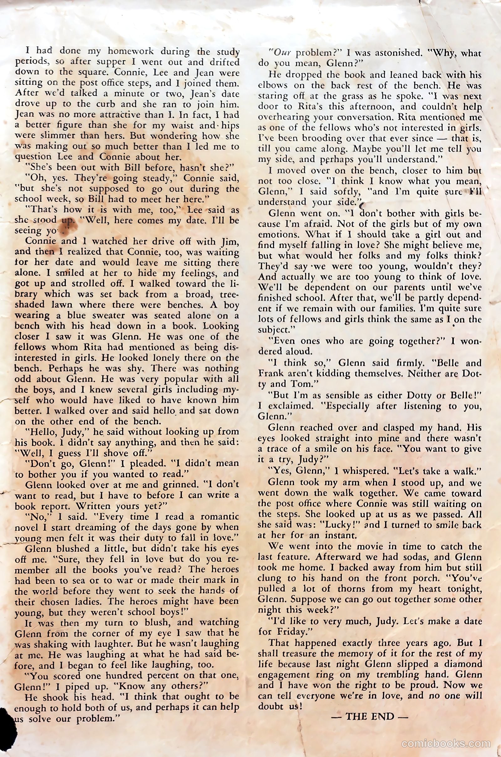 Teen-Age Romances #21 — page 36 of 37