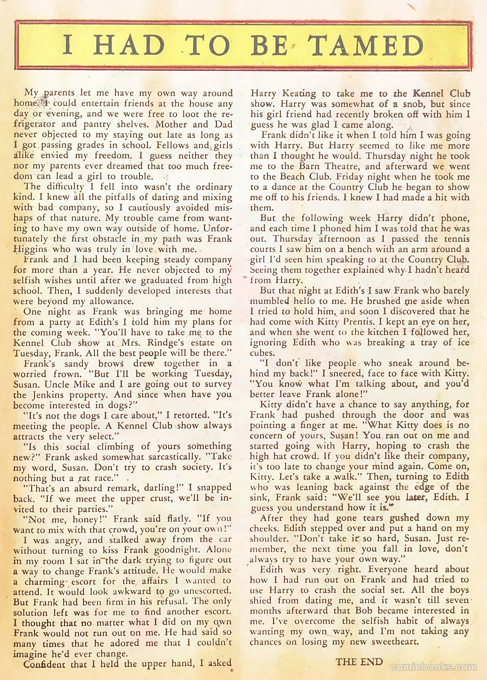 Teen-Age Romances #22 — page 27 of 37