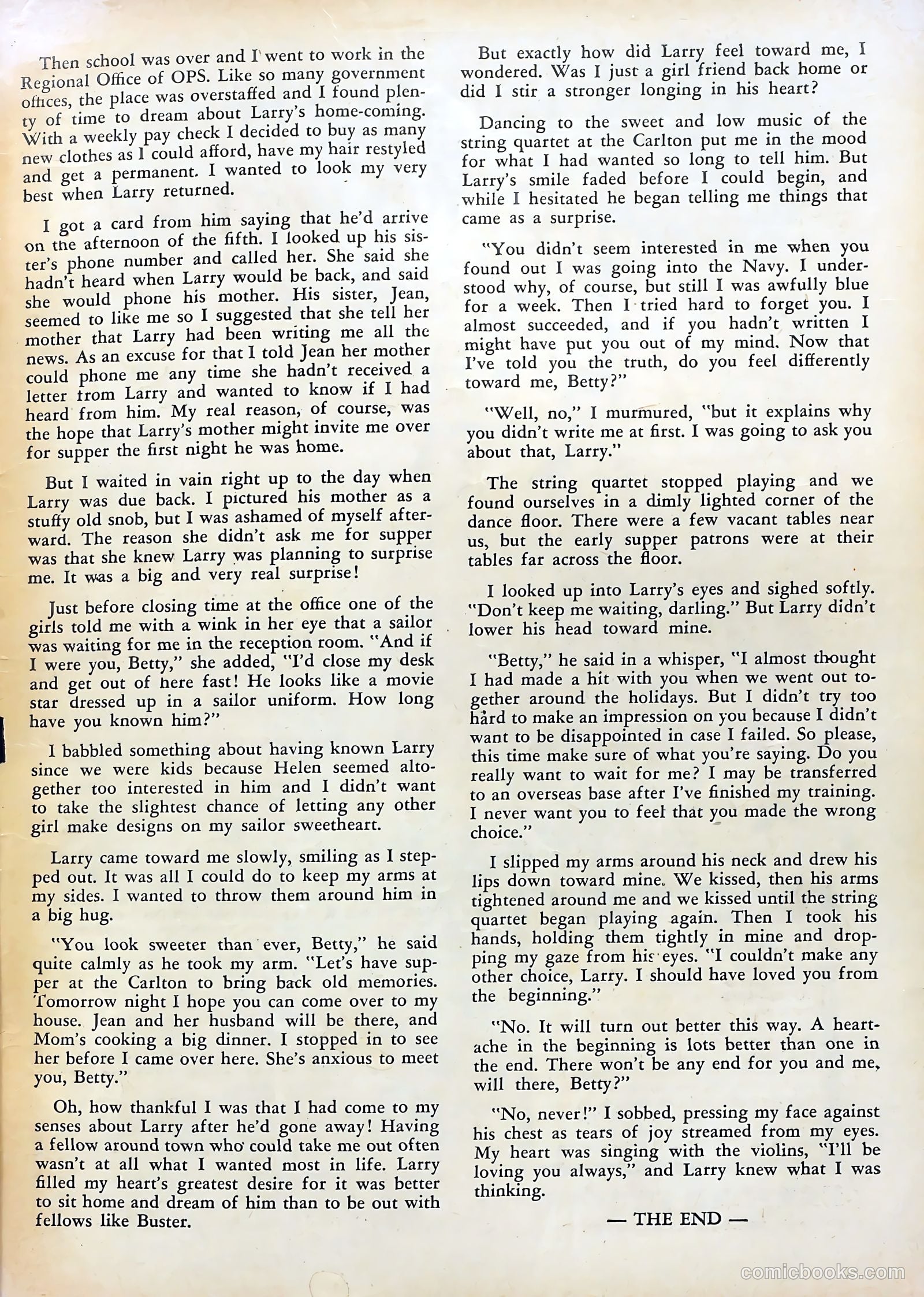 Teen-Age Romances #23 — page 35 of 36