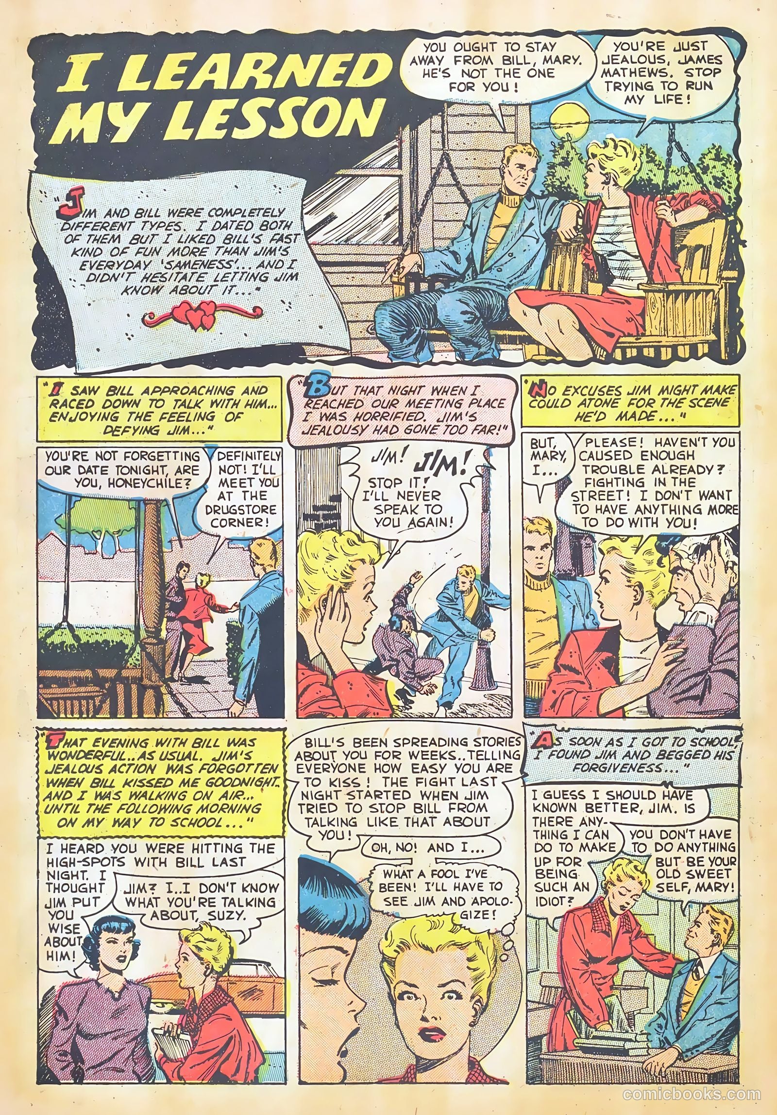 Teen-Age Romances #24 — page 34 of 37