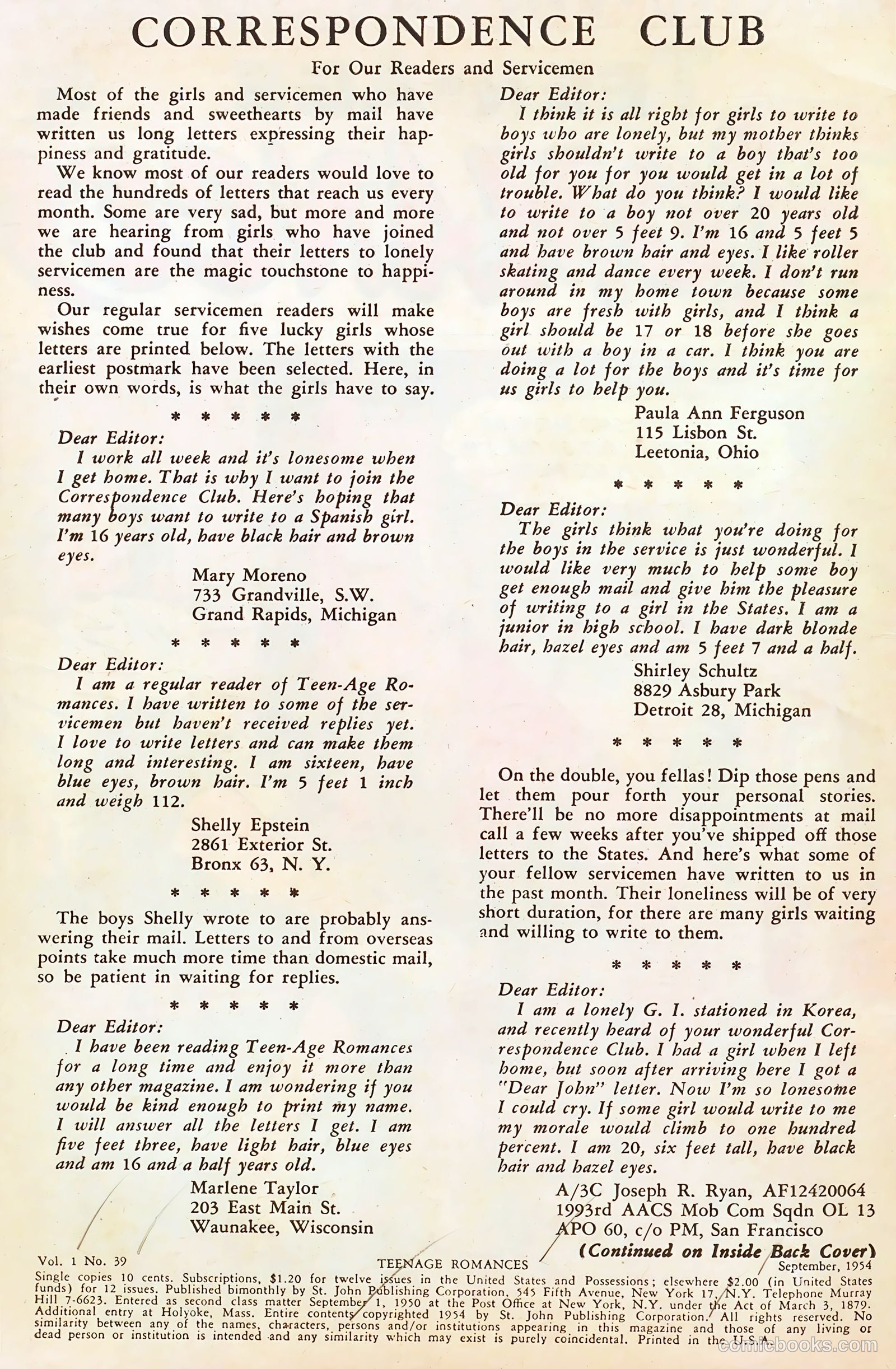 Teen-Age Romances #39 — page 2 of 36