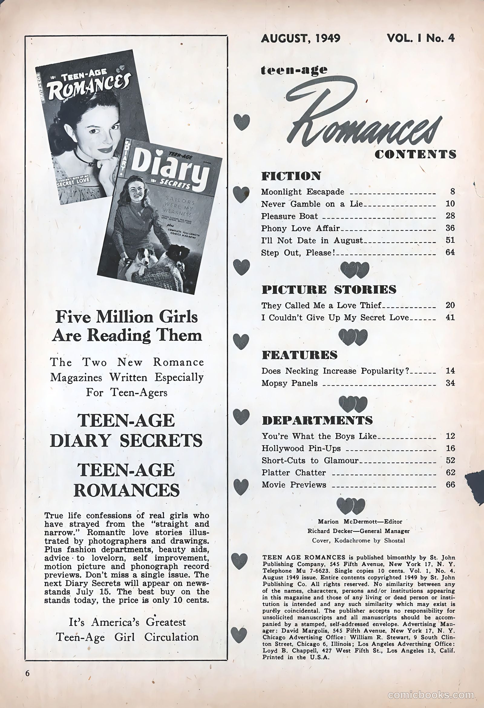 Teen-Age Romances #4 — page 6 of 68