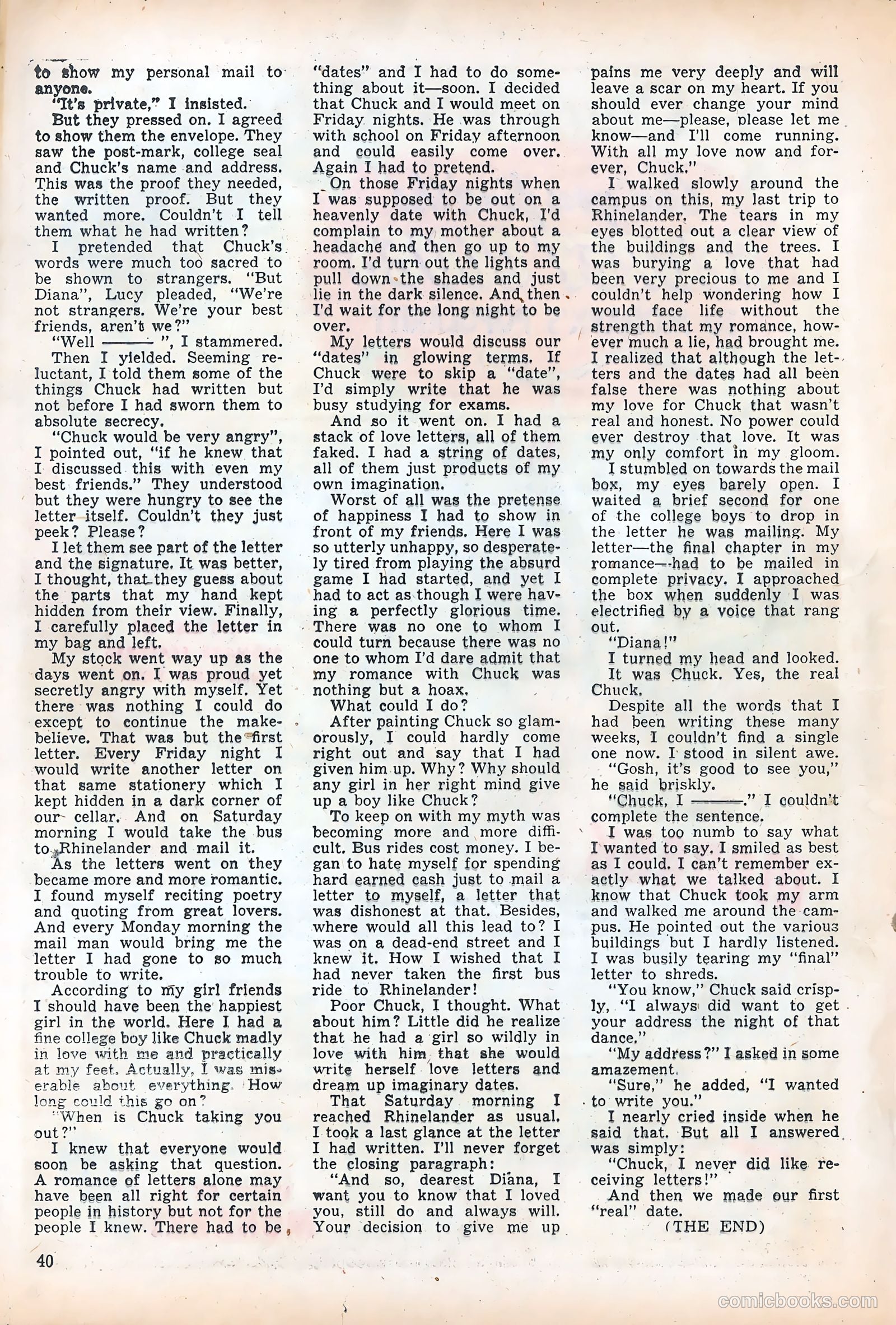 Teen-Age Romances #4 — page 40 of 68