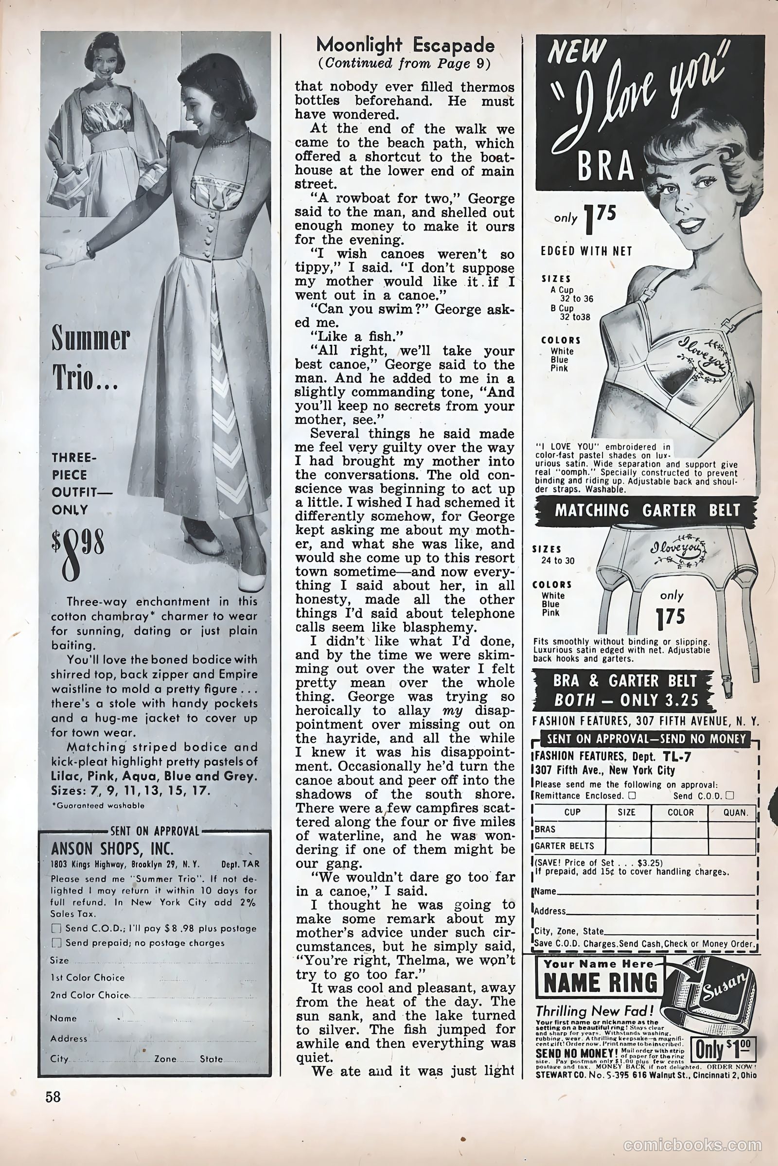 Teen-Age Romances #4 — page 58 of 68