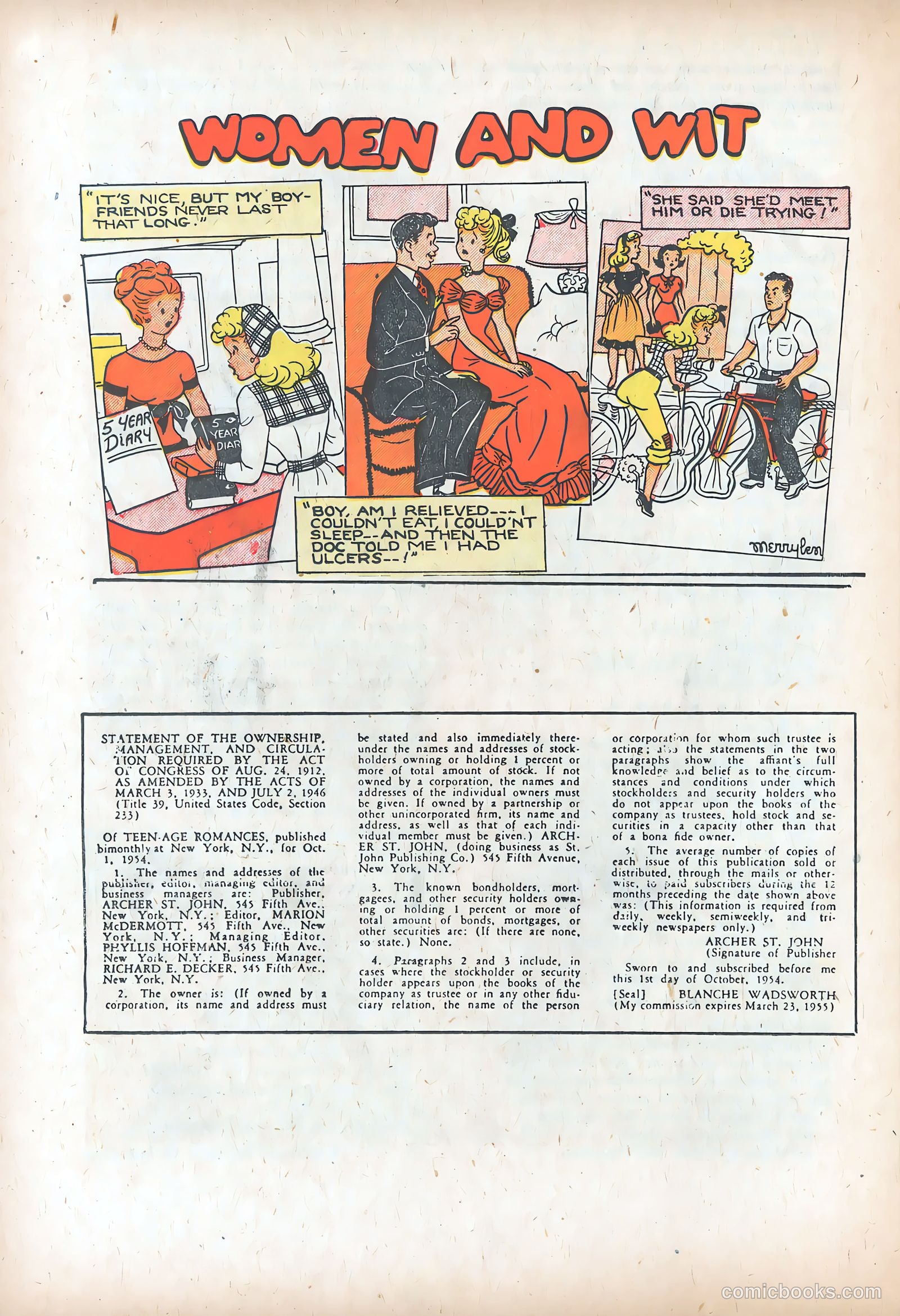 Teen-Age Romances #41 — page 24 of 36