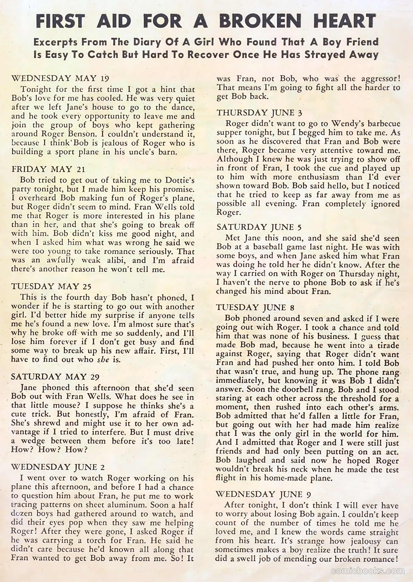 Teen-Age Romances #44 — page 35 of 36