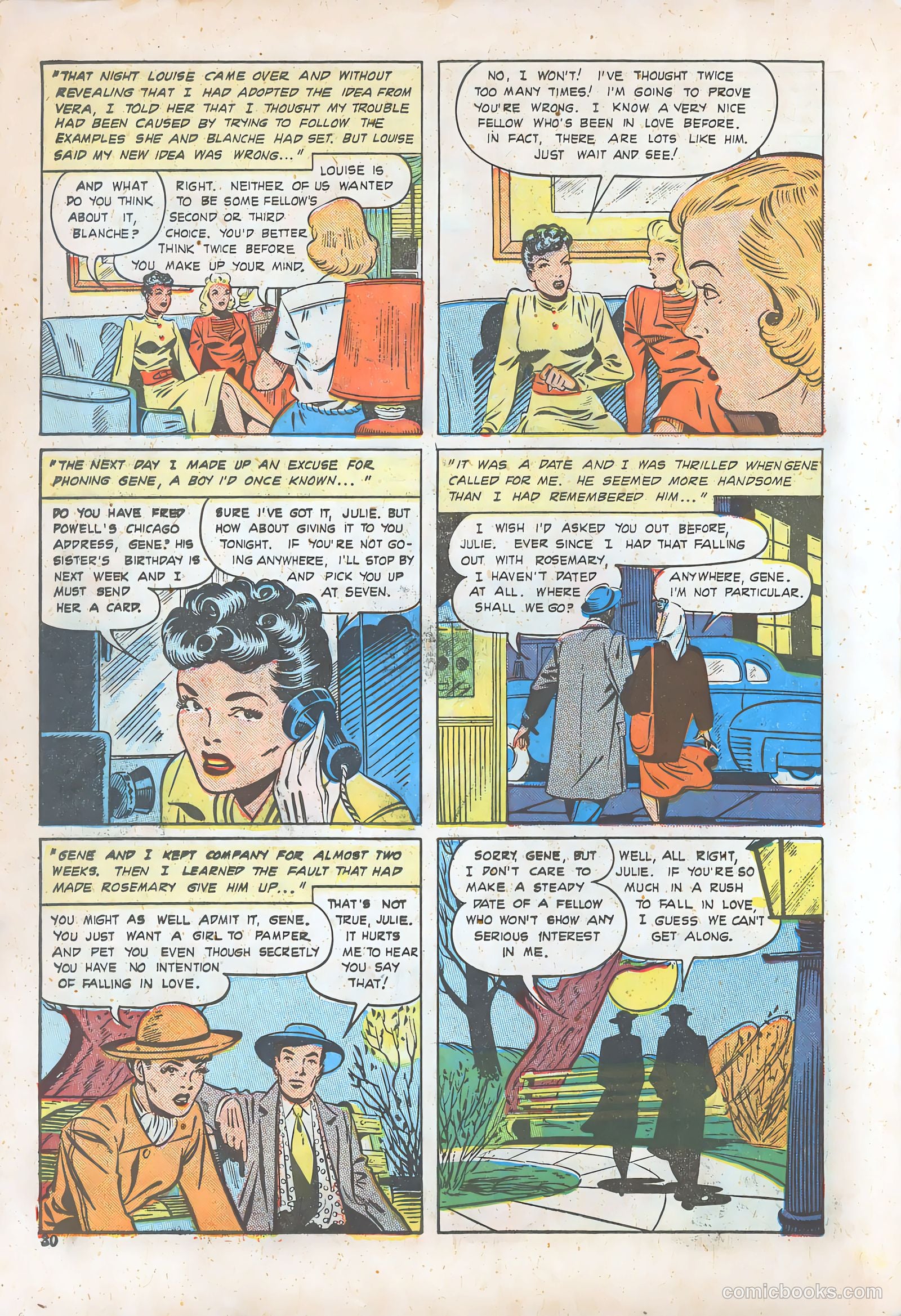 Teen-Age Romances #6 — page 30 of 52