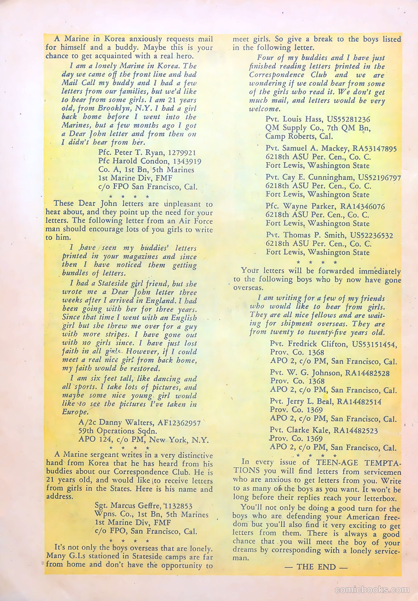 Teen-Age Temptations #5 — page 24 of 36