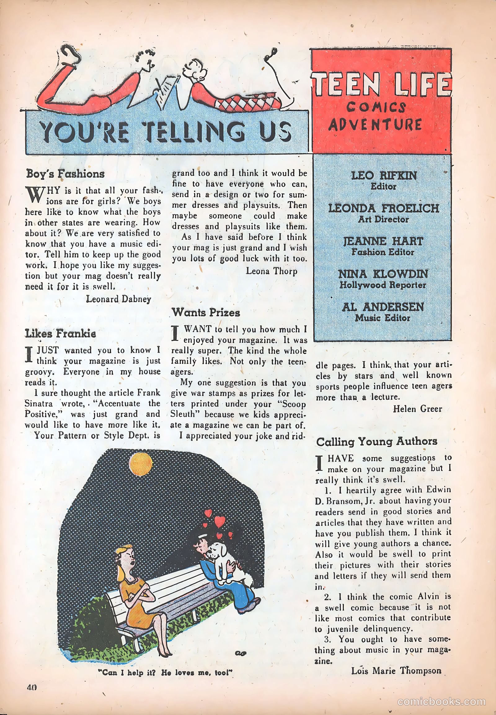 Teen Life Comics and Adventure #3 — page 39 of 51