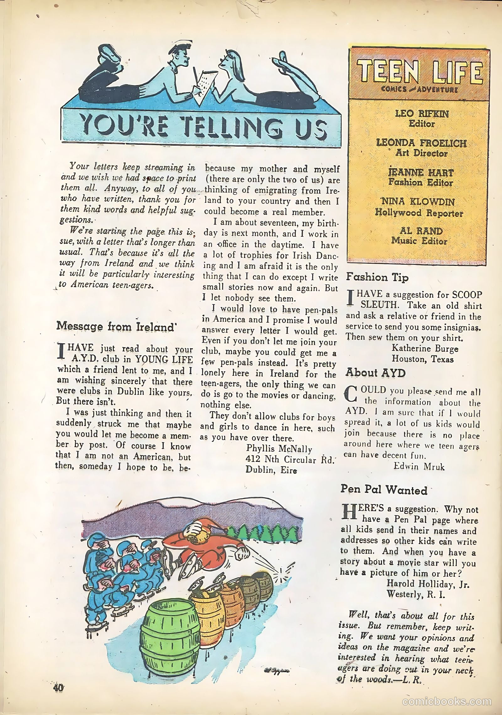 Teen Life Comics and Adventure #4 — page 44 of 56