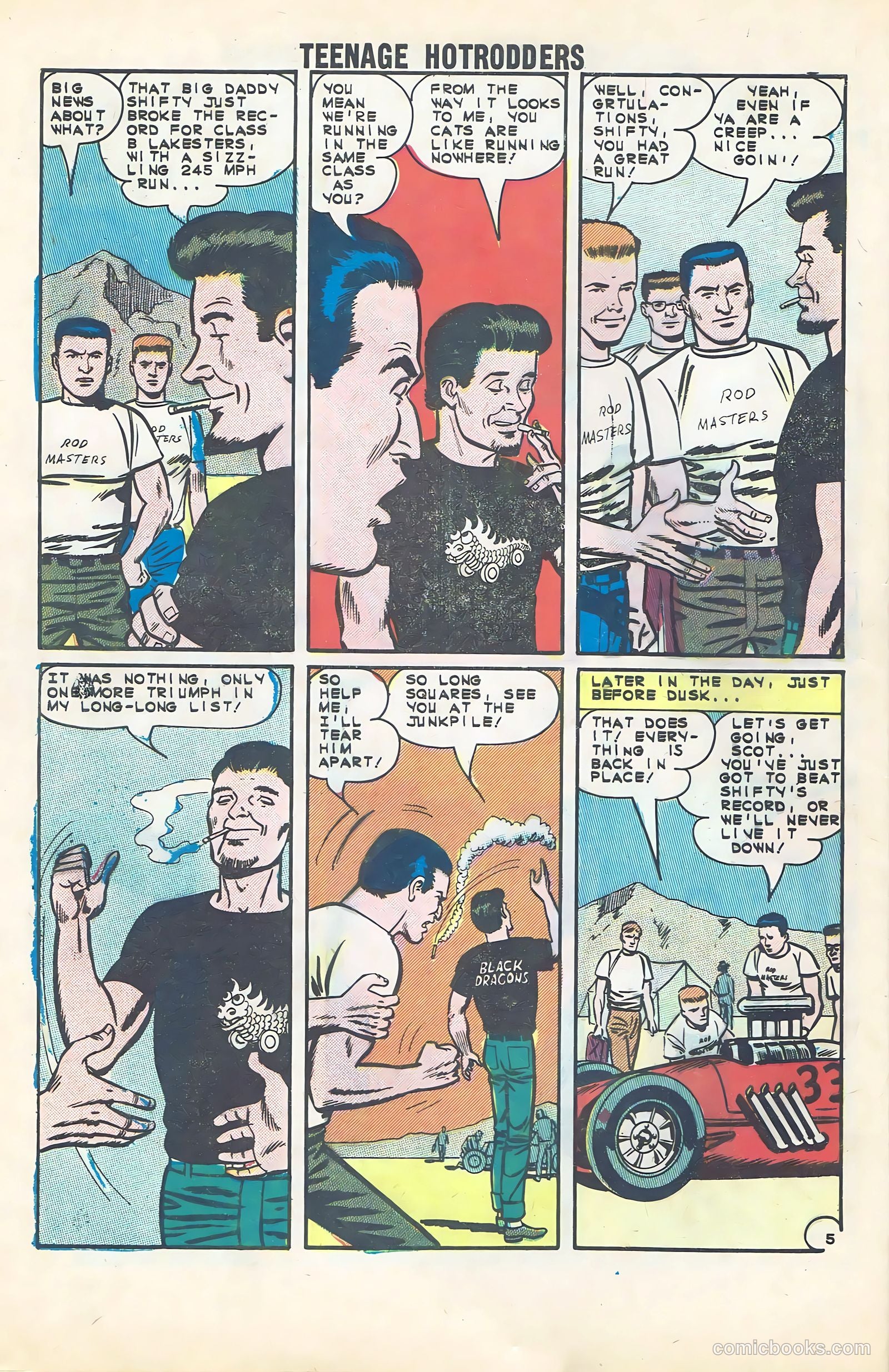 Teenage Hotrodders #3 — page 8 of 36