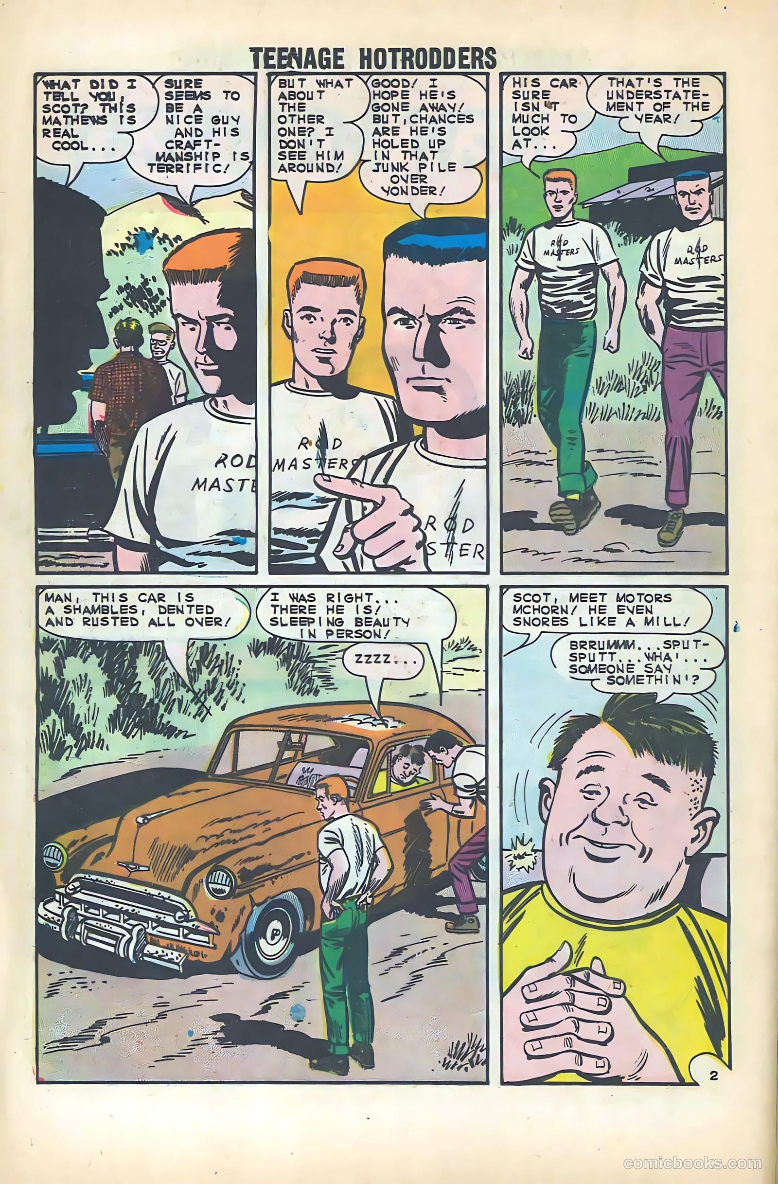 Teenage Hotrodders #4 — page 12 of 36