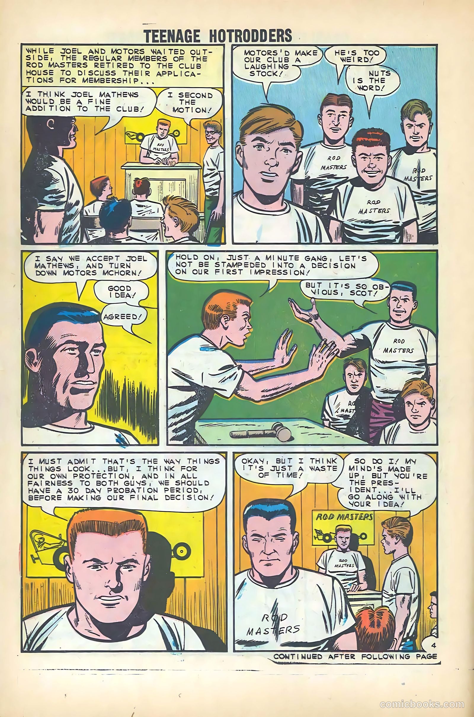 Teenage Hotrodders #4 — page 14 of 36