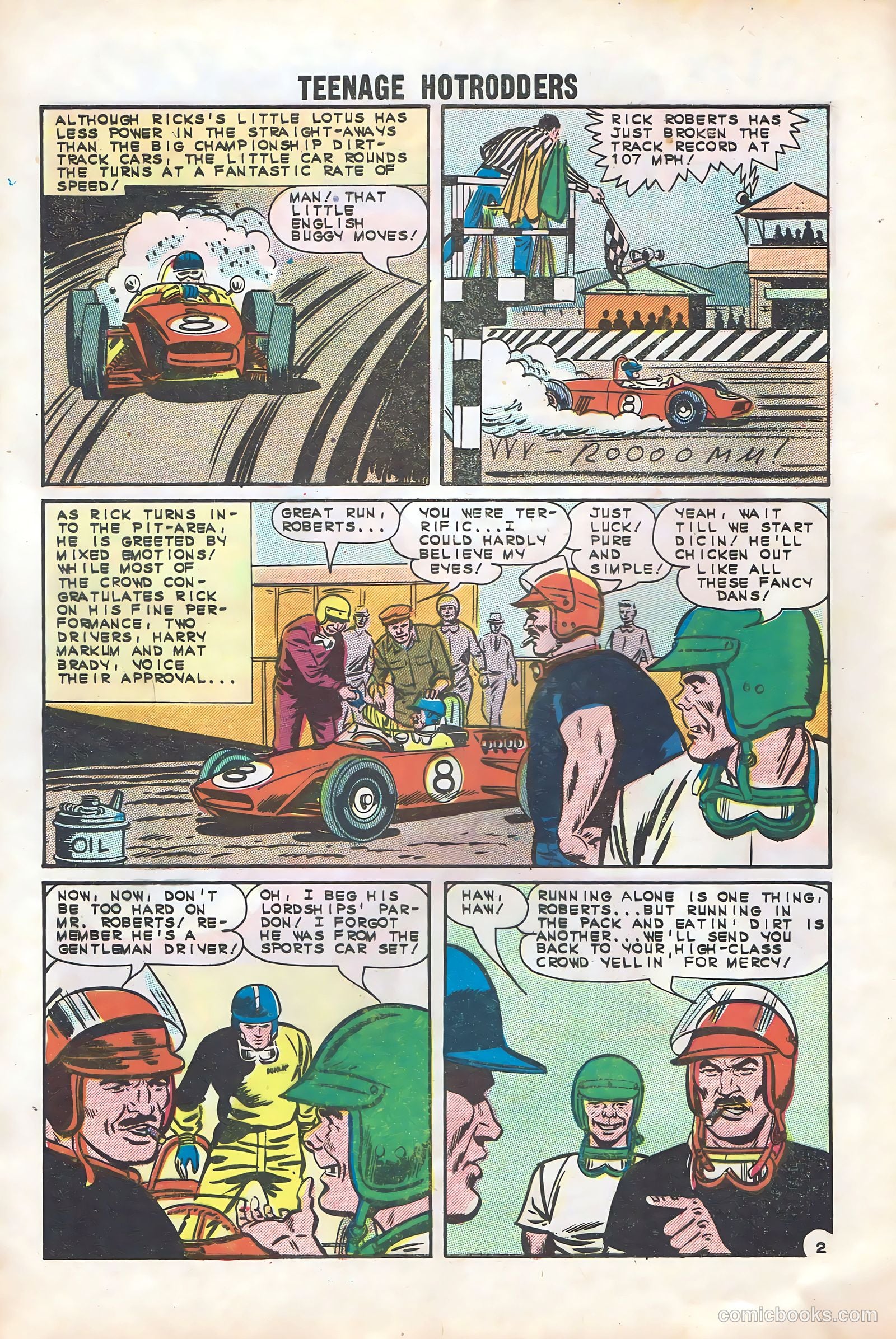 Teenage Hotrodders #5 — page 4 of 36