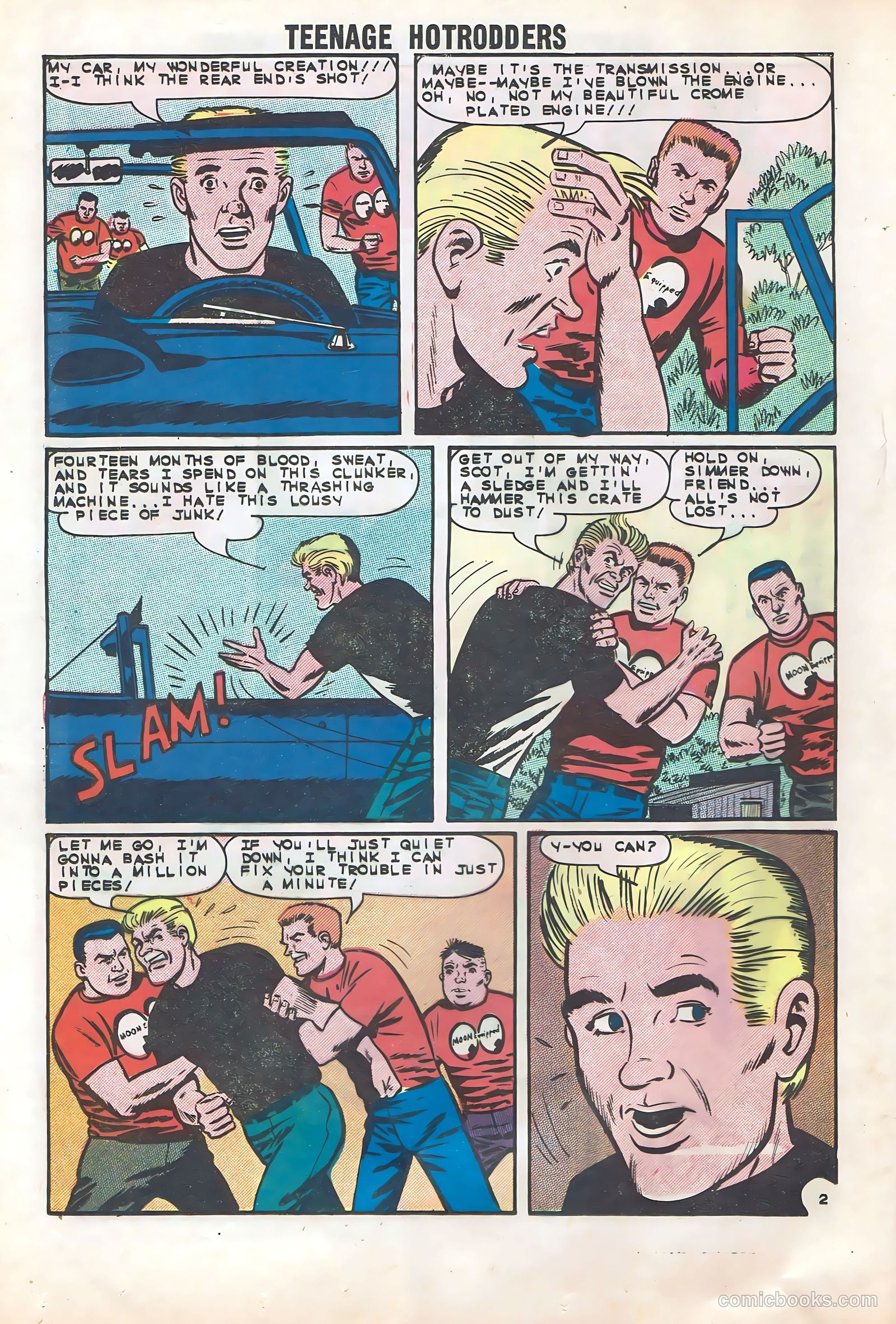Teenage Hotrodders #5 — page 12 of 36