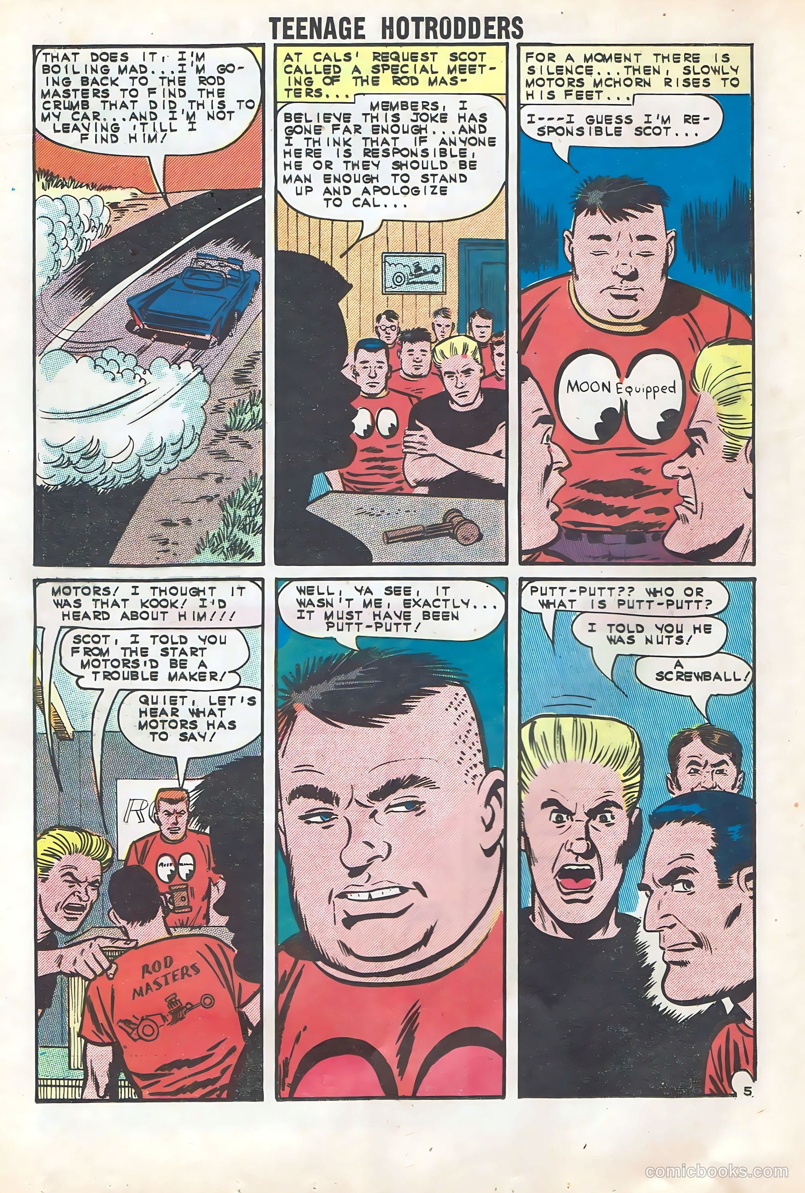 Teenage Hotrodders #5 — page 16 of 36