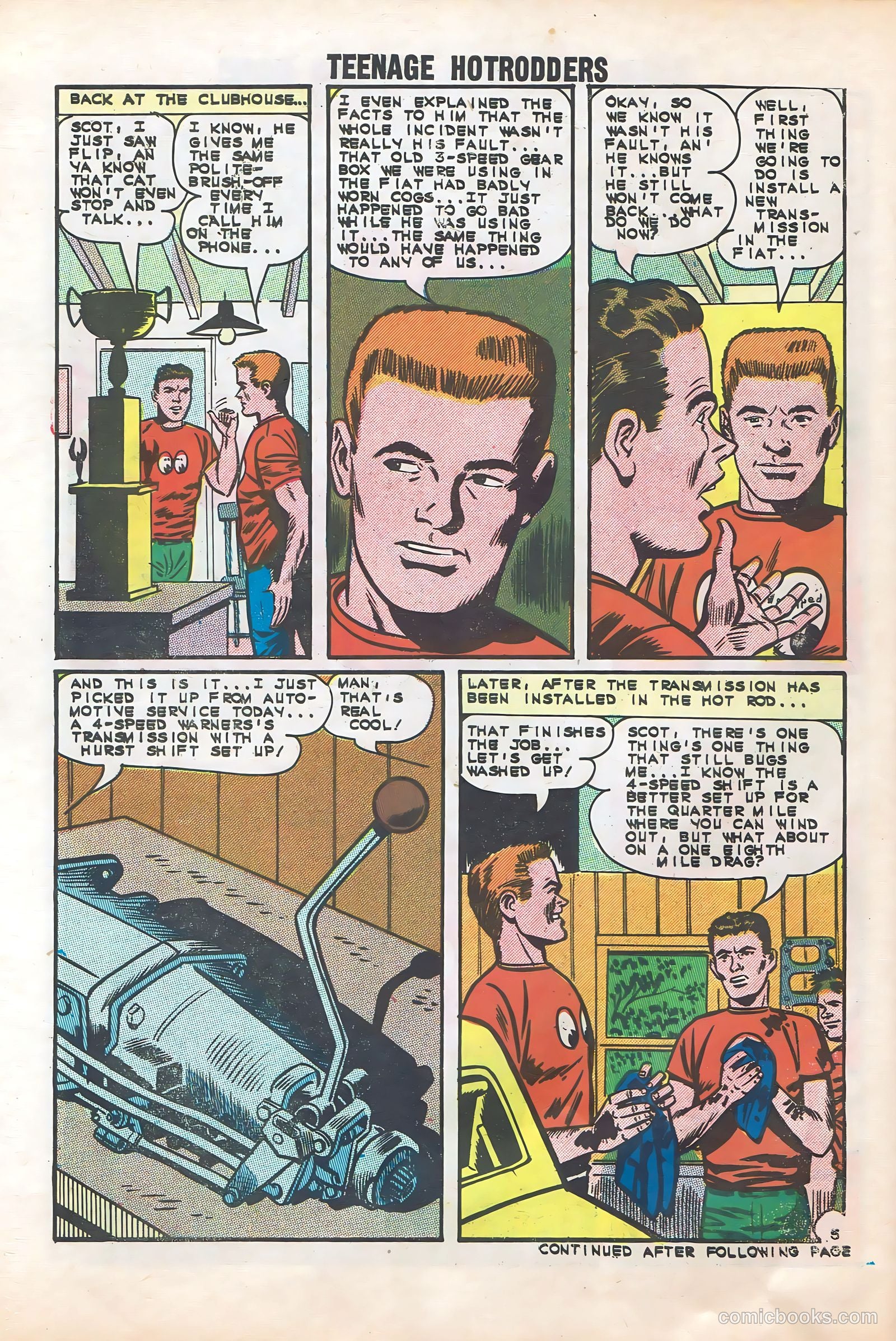 Teenage Hotrodders #5 — page 30 of 36