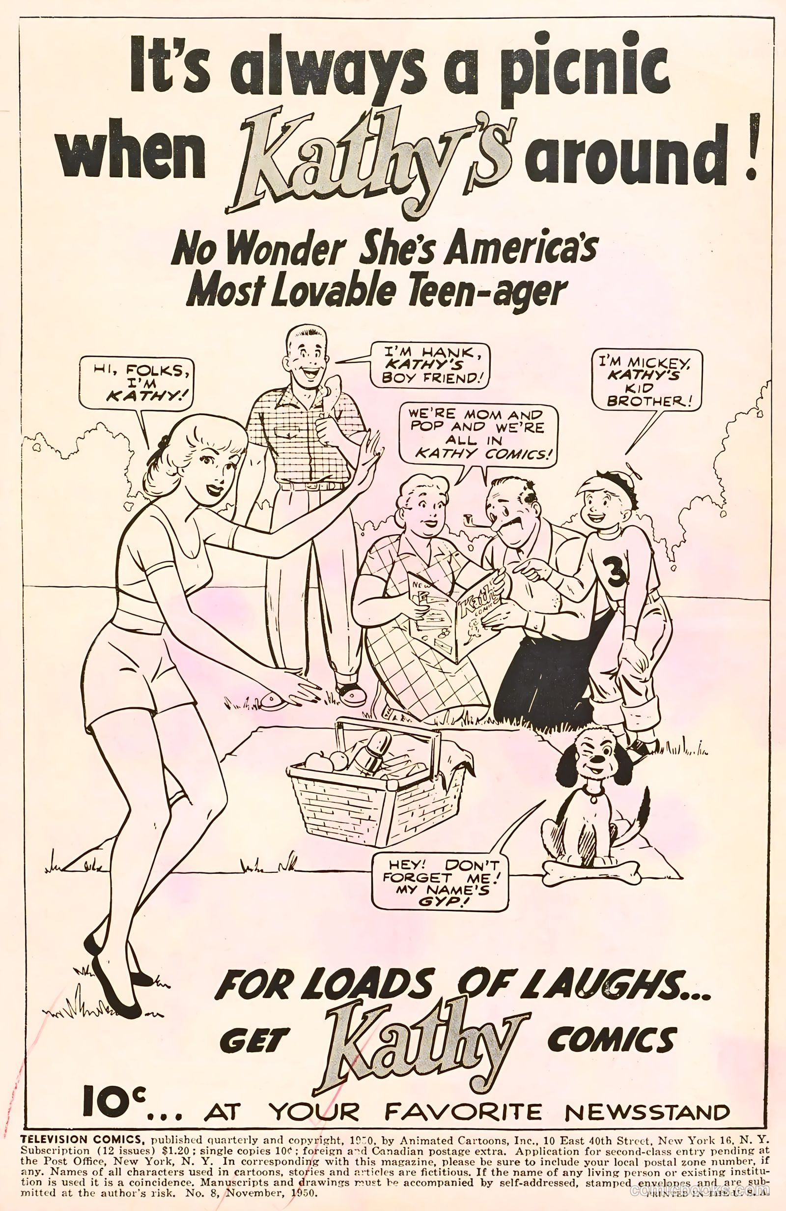 Television Comics #8 — page 2 of 36