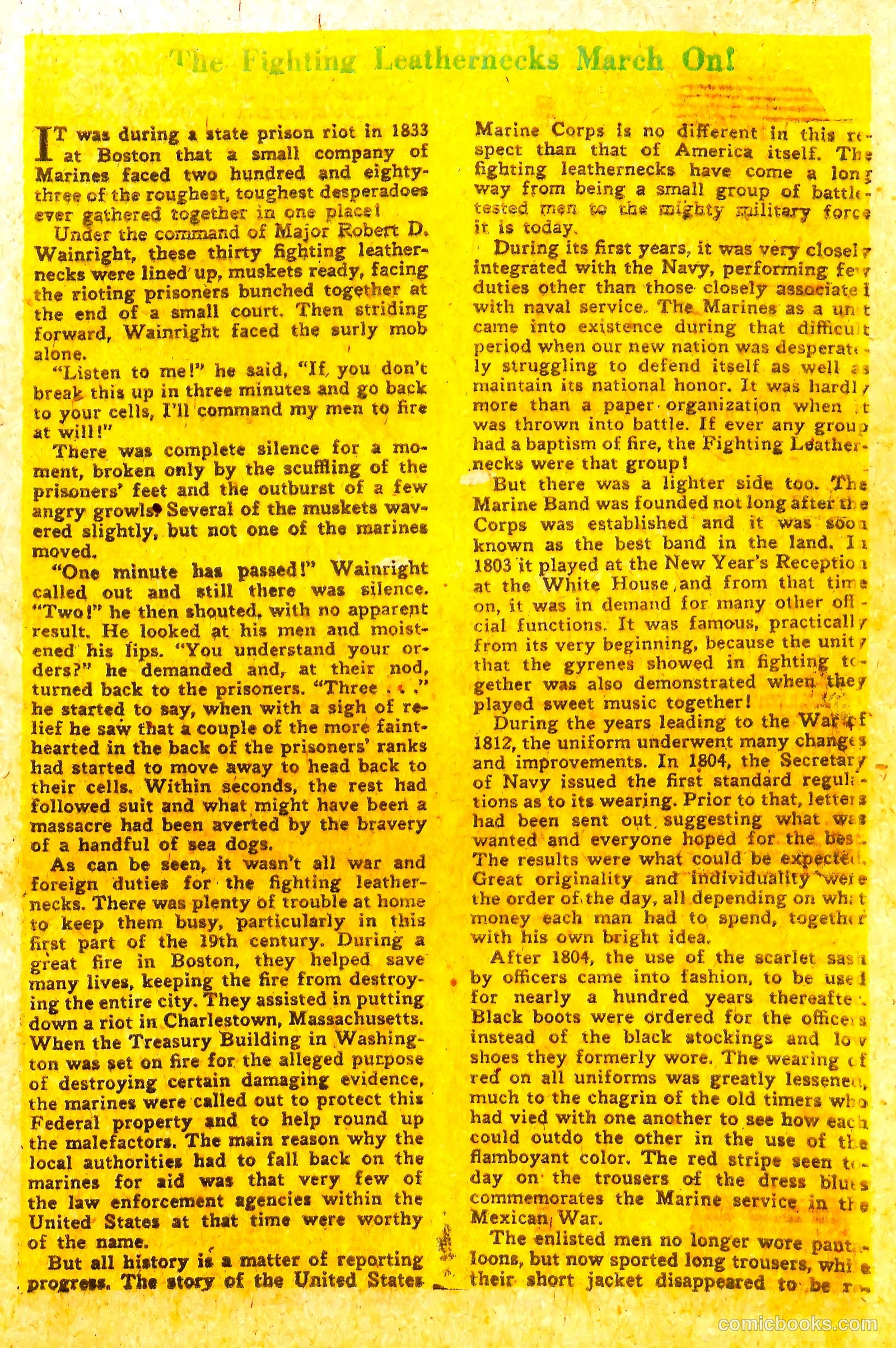 Tell It to the Marines #1 — page 29 of 36