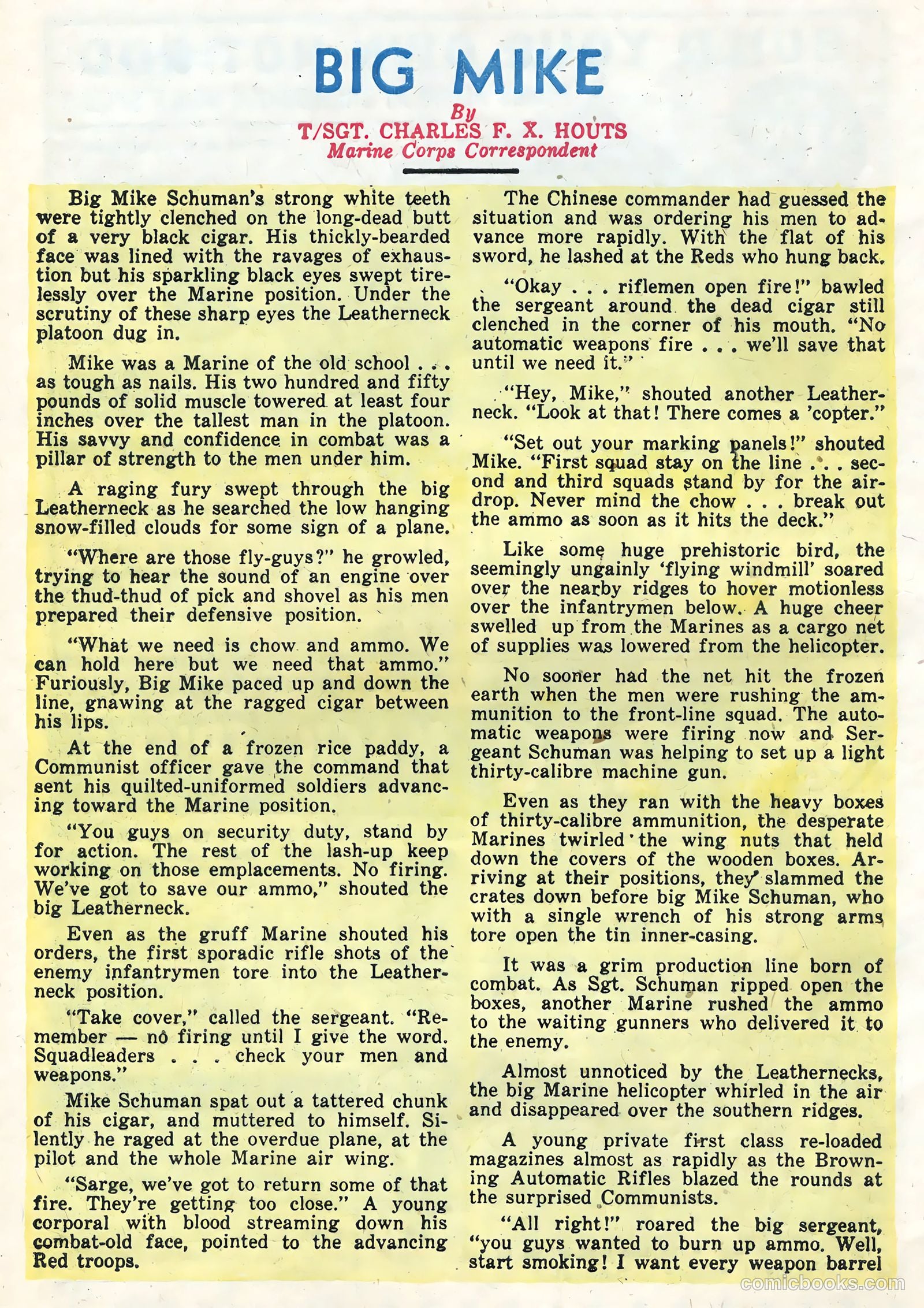 Tell It to the Marines #1 — page 32 of 36